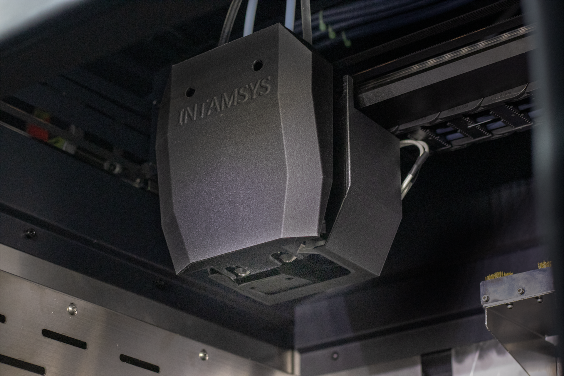 High-speed, high-temperature FDM/FFF 3D printer with 500℃ dual nozzles, 90℃ heated chamber, 160℃ build platform, and support for PEEK, PEKK.