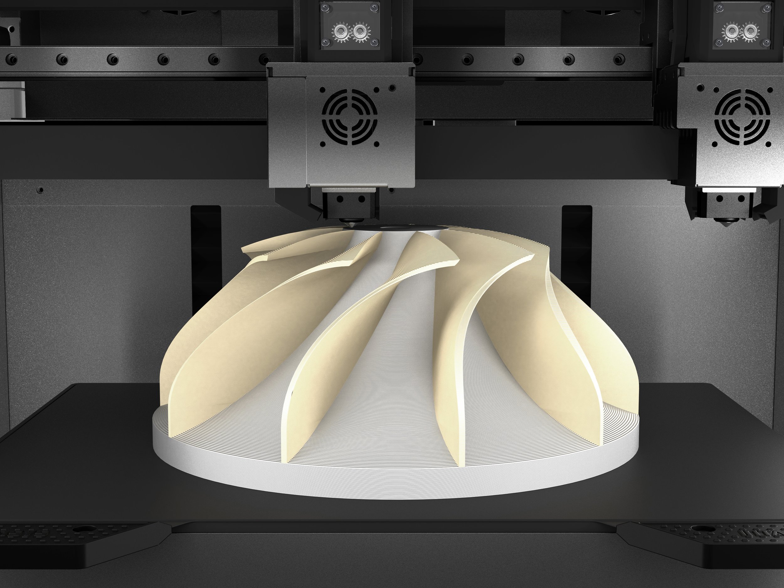 FUNMAT PRO 310 NEO FFF 3D printer. Printing materials include ABS+, ABS-GF, ABS-HS, ASA, HIPS, PA12-CF, PA6/66, PA6-CF, PC, PC/ABS, PC-FR, PC-PBT, PET-CF, PETG, PET-GF, PLA, PPA-CF, PPA-GF, PPS.