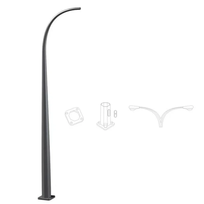 octagonal light pole