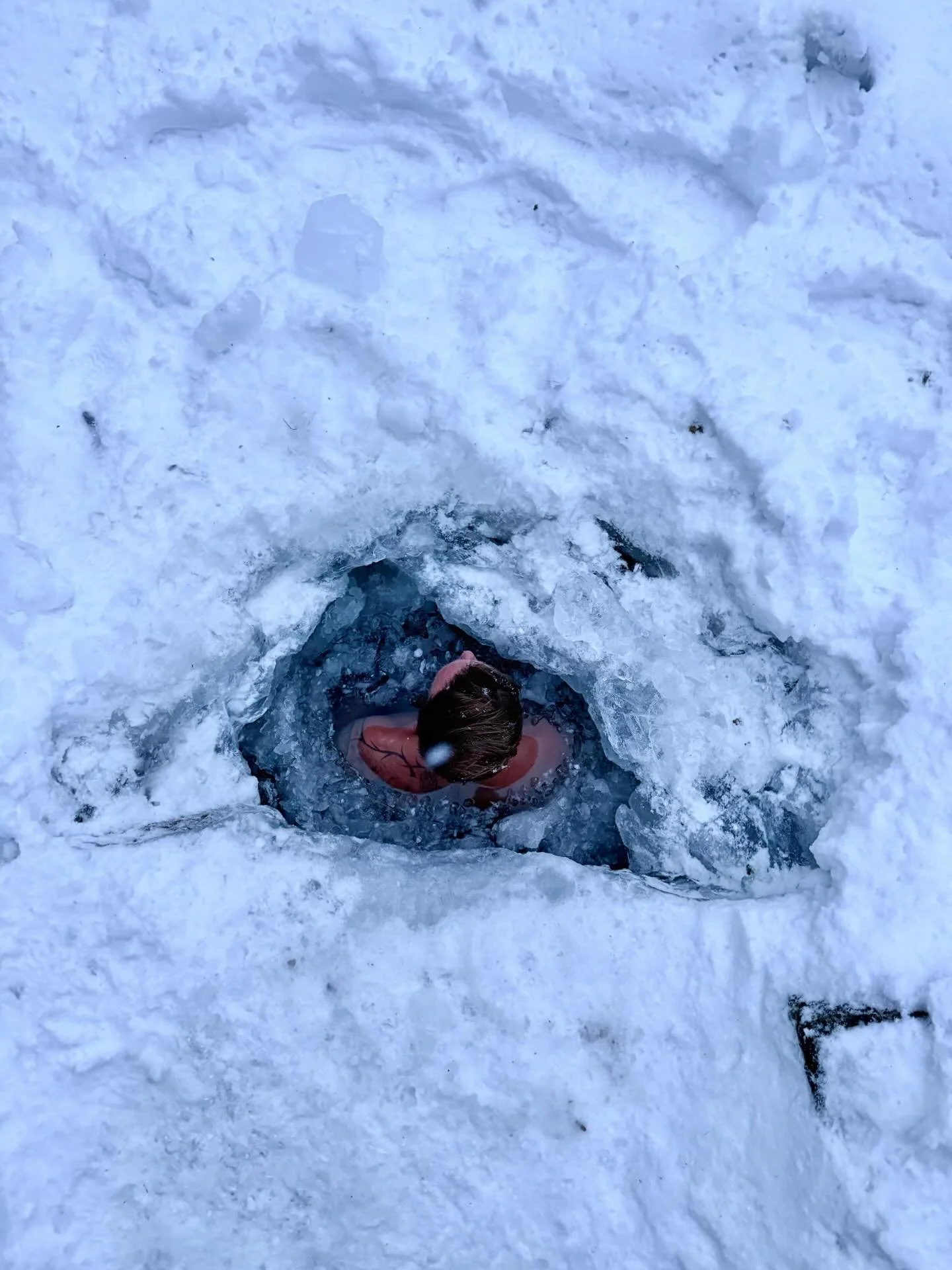 In the cold months, we meet the season as it is: the lake stills, the edges harden and the invitation deepens.

A ritual of breath and bravery. A reminder that even in winter,
the water holds us.