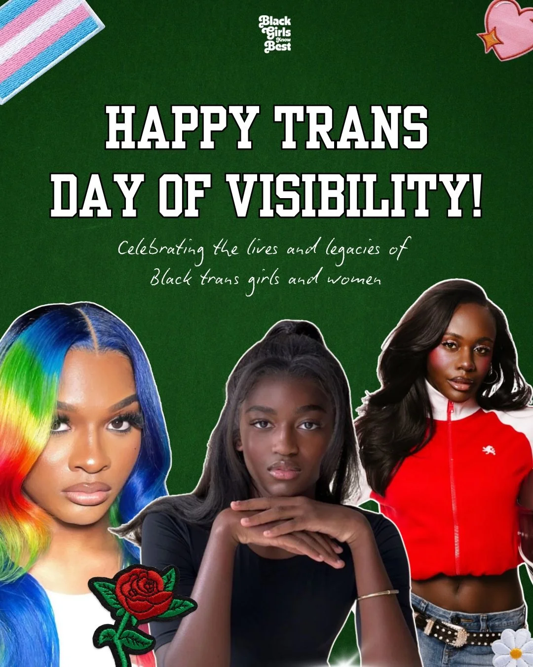 #TDOV &bull; Today, we affirm that Black girlhood has never been a singular experience. It has always been stretched, remade, and carried forward by those who refused its narrowest definitions. Black trans girls stand in that lineage, not outside of 
