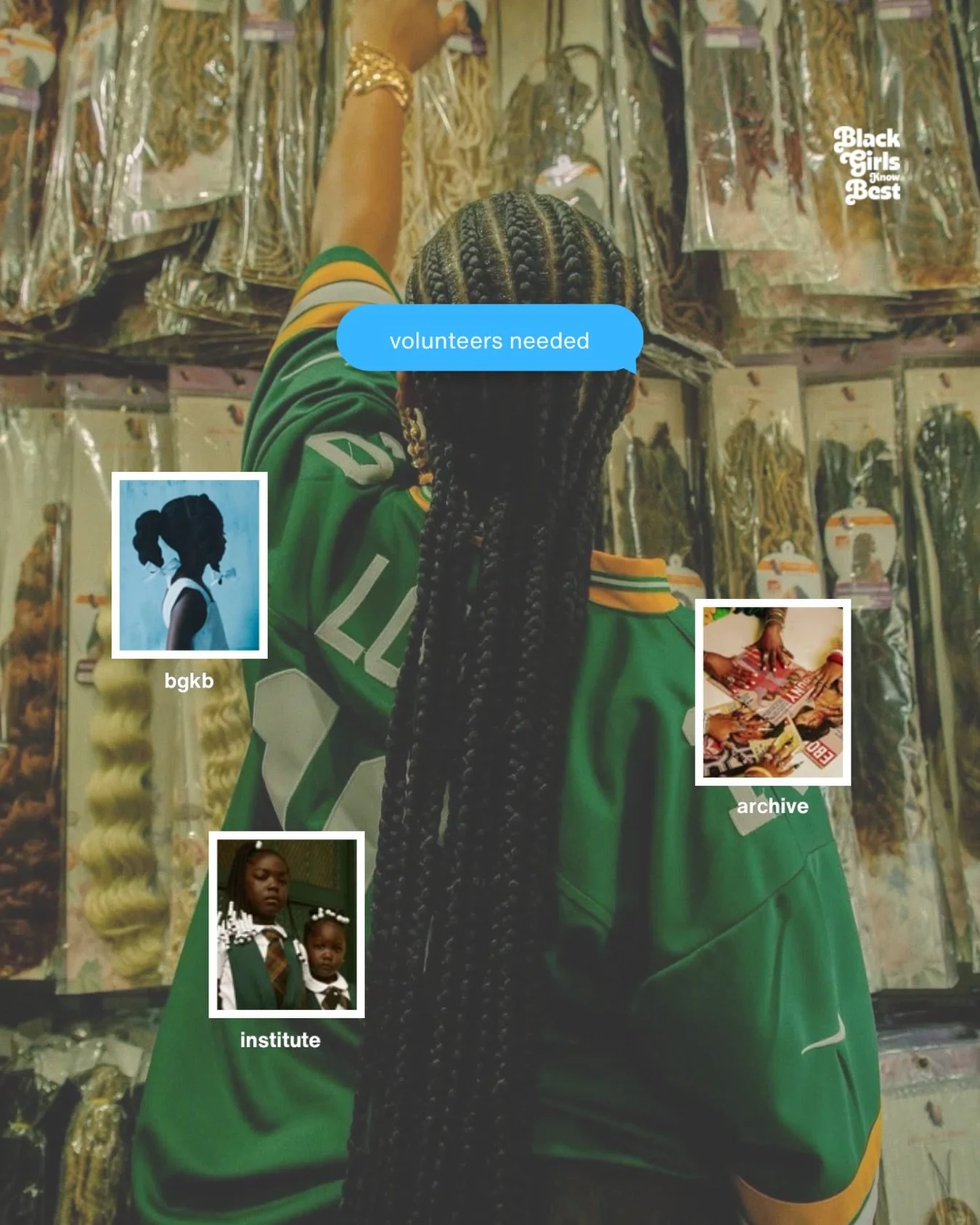Black Girls Know Best is looking for community volunteers! 🩷

We are seeking talented, dedicated, and passionate volunteers across various positions to support the general work of Black Girls Know Best, the work of the Black Girlhood Archive and the