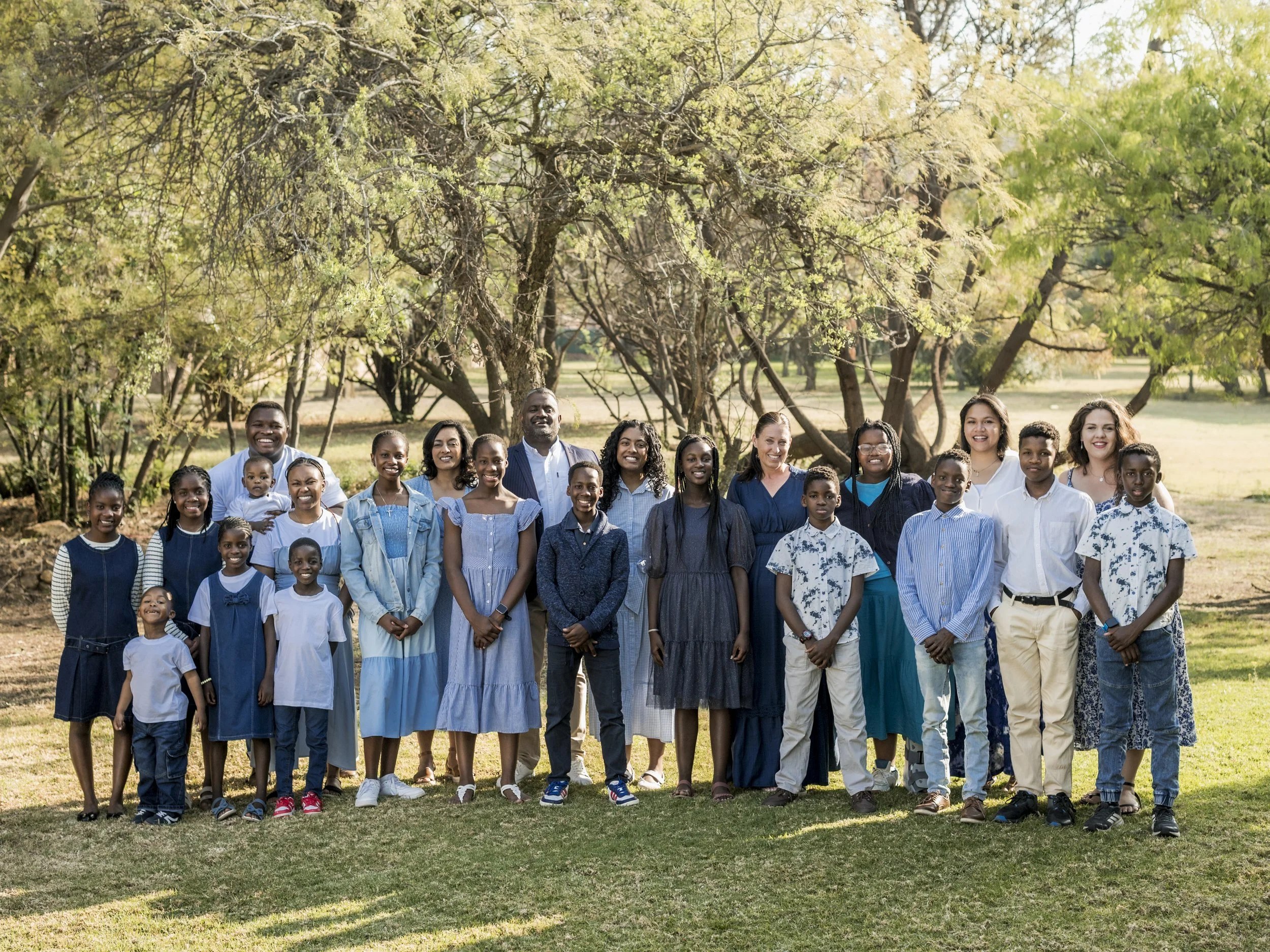 Diverse team that makes up Onthatile Children's Ministries