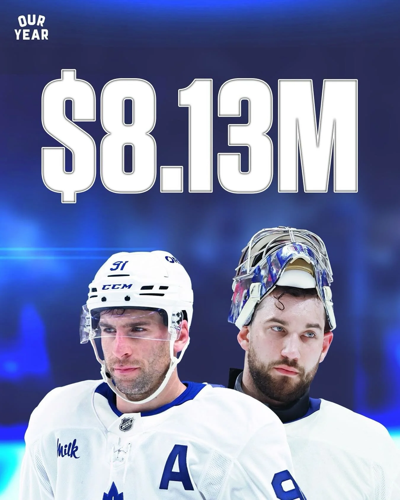 Brad really got both of these studs signed for a COMBINED 8 mill AAV. 🔥

#torontomapleleafs #leafsnation #ouryear