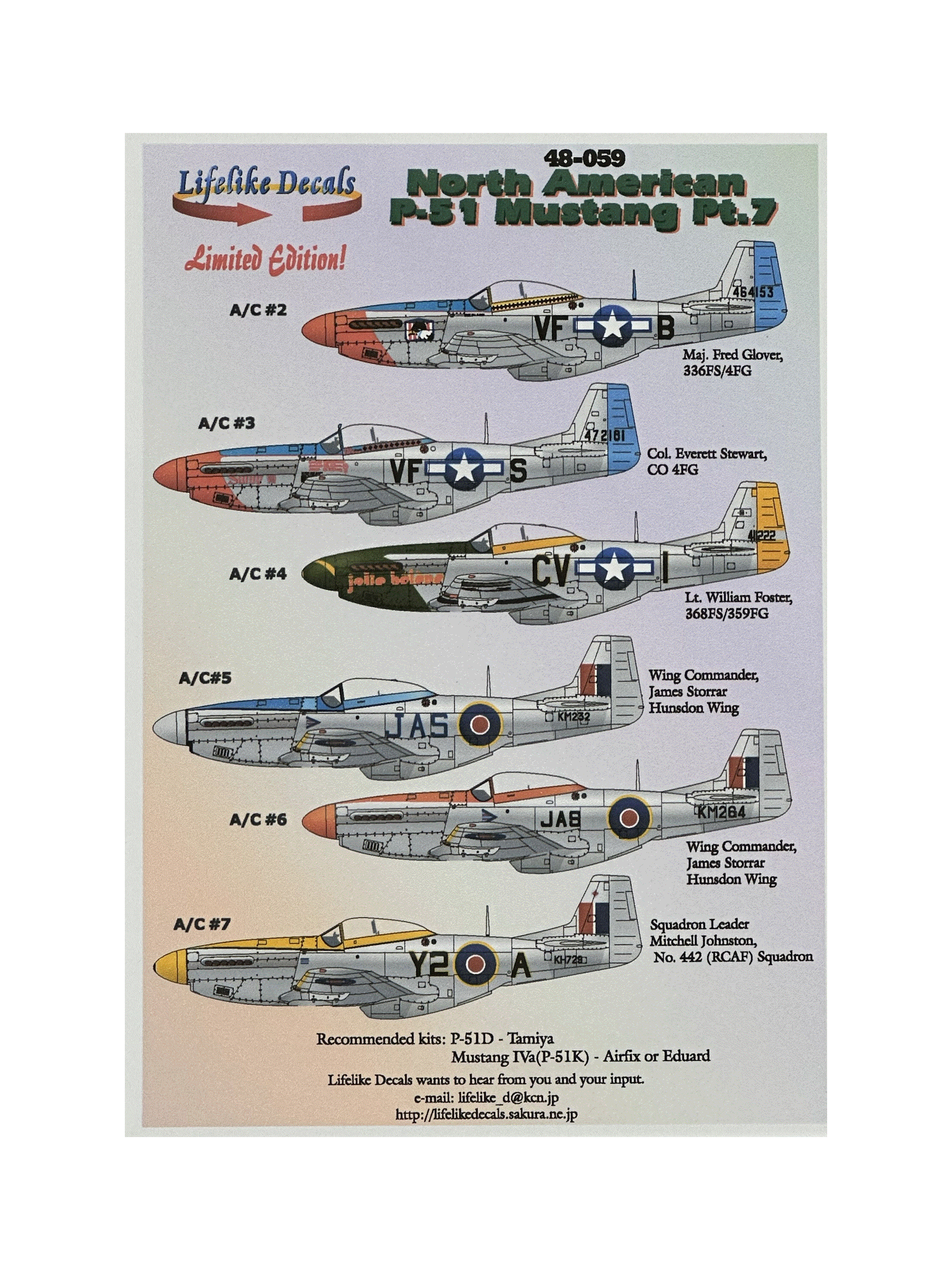 LLD48-059 NA P-51D Mustang Pt.7