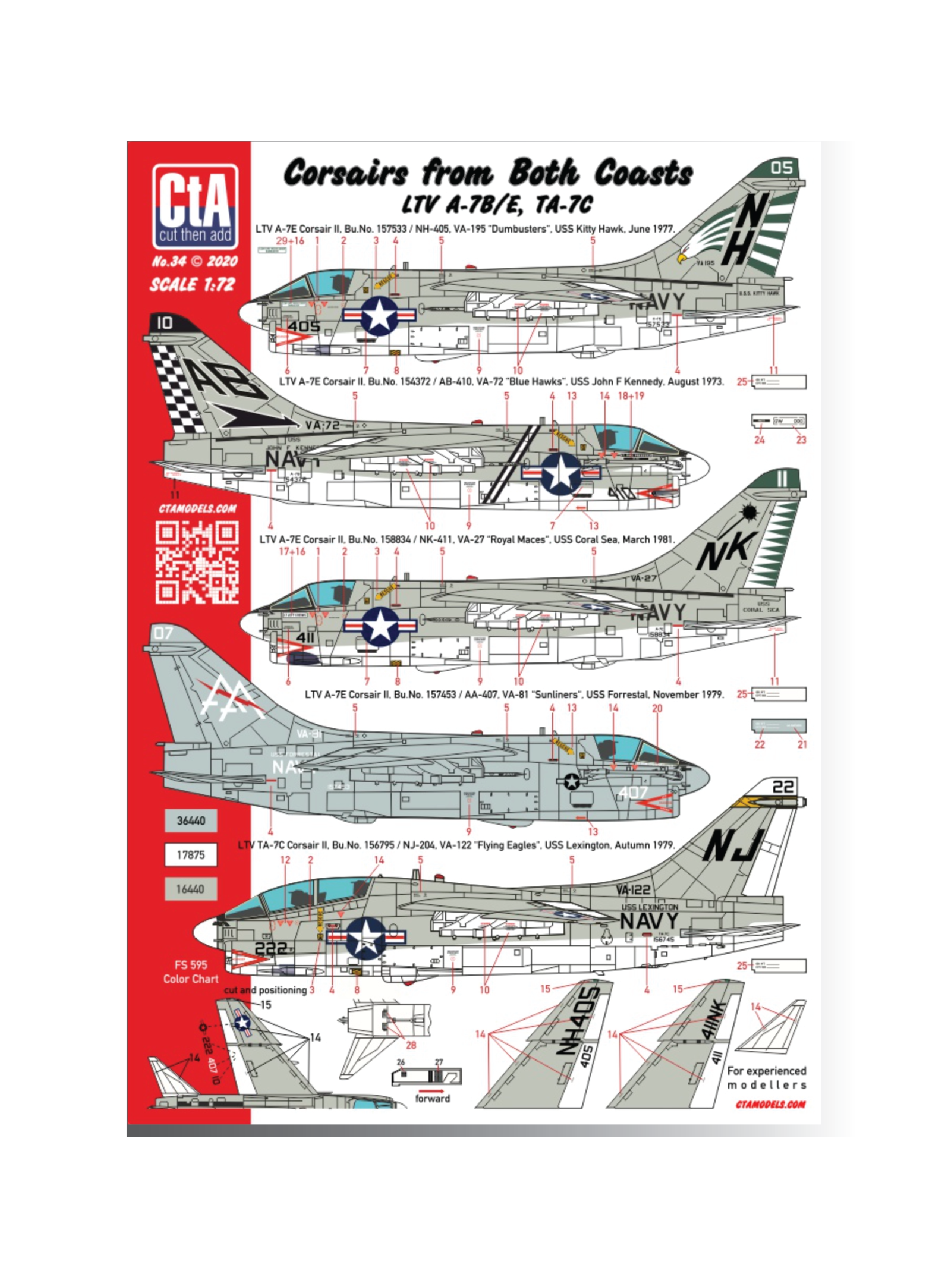 CTA-034 1:72 "Corsairs from both Coasts"