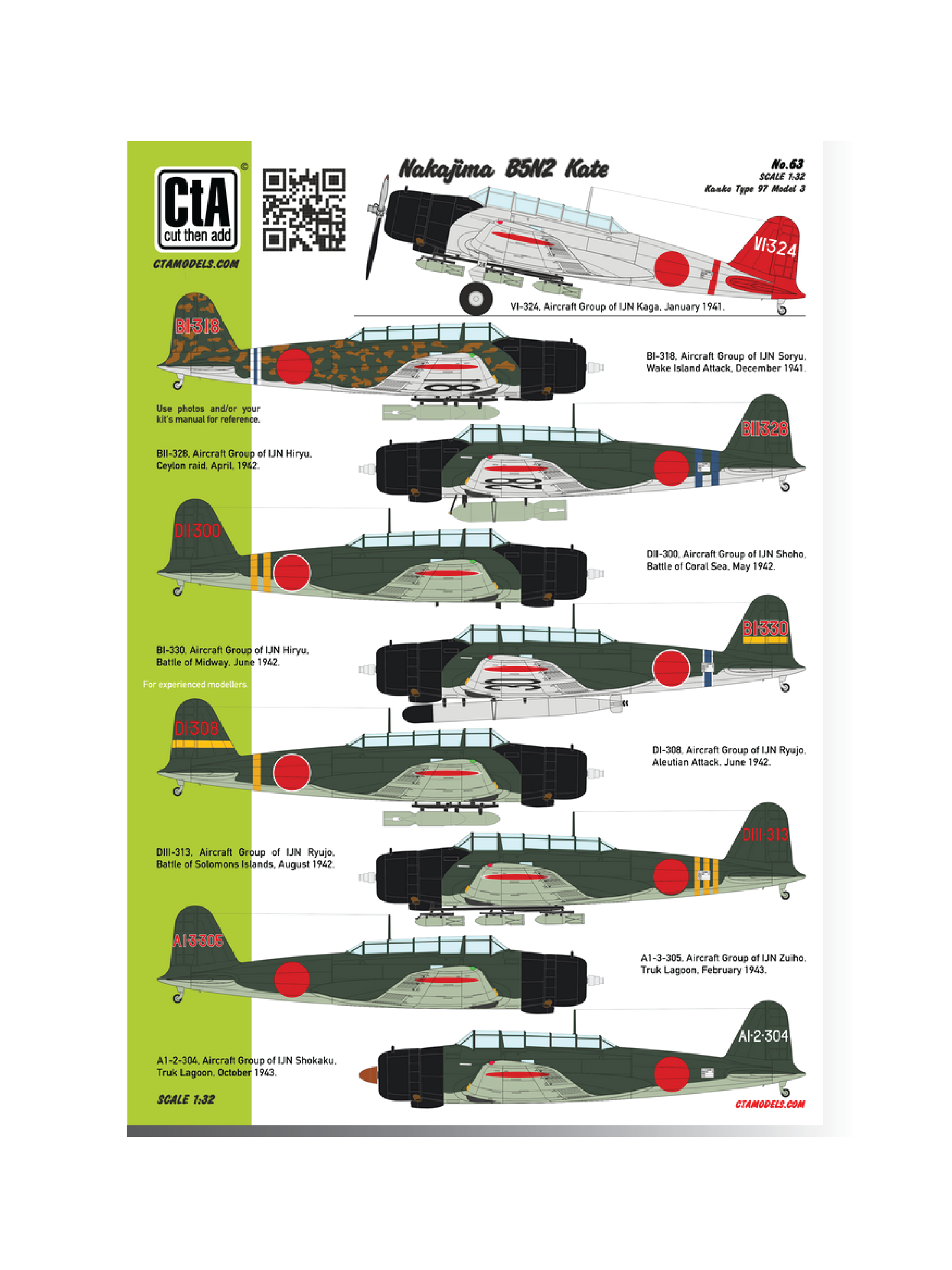 CTA-063 1:32 Nakajima B5N2