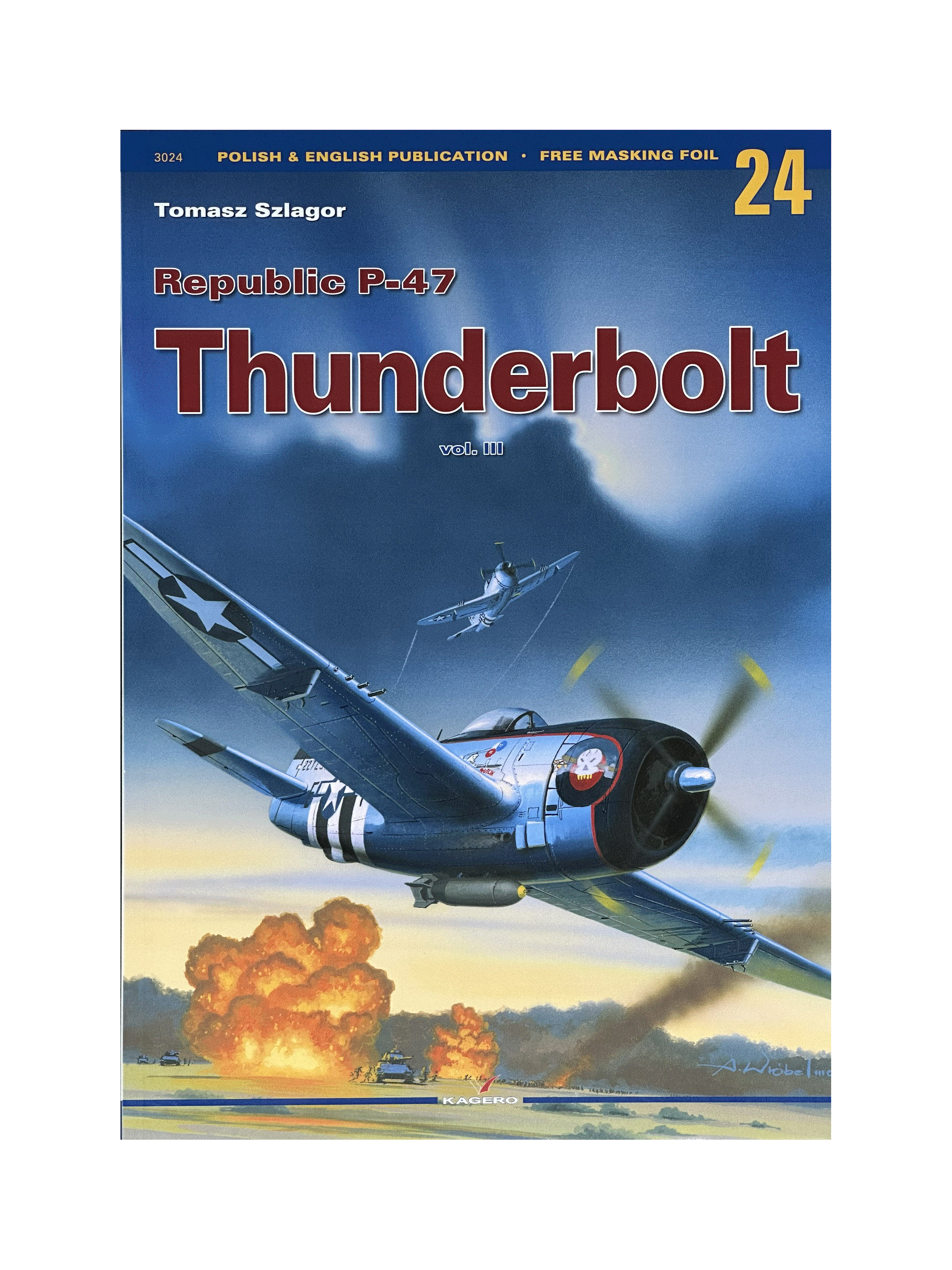 3024 Republic P-47 Thunderbolt Vol. III (No decals or Masking Foil)