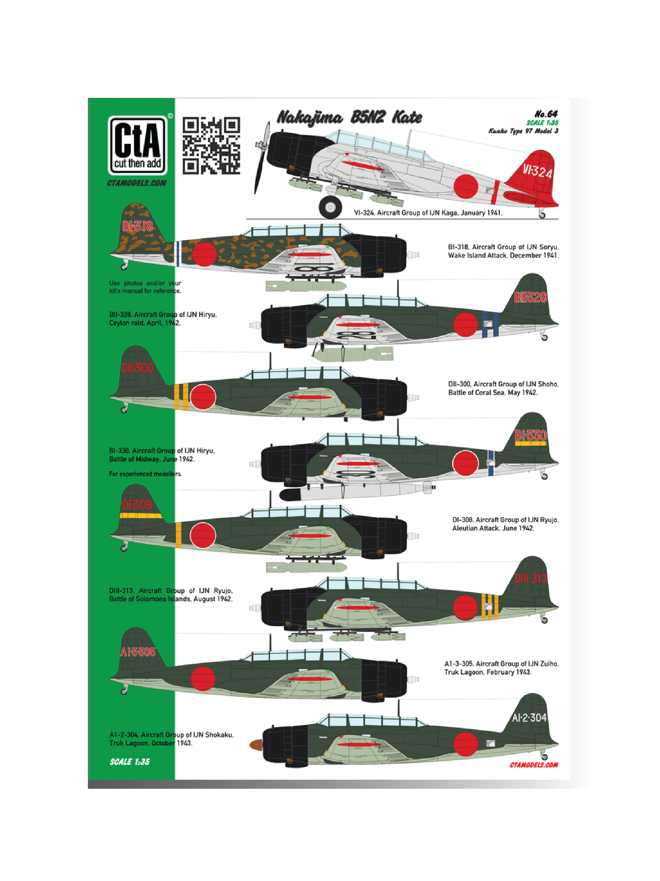 CTA-064 1:35 Nakajima B5N2