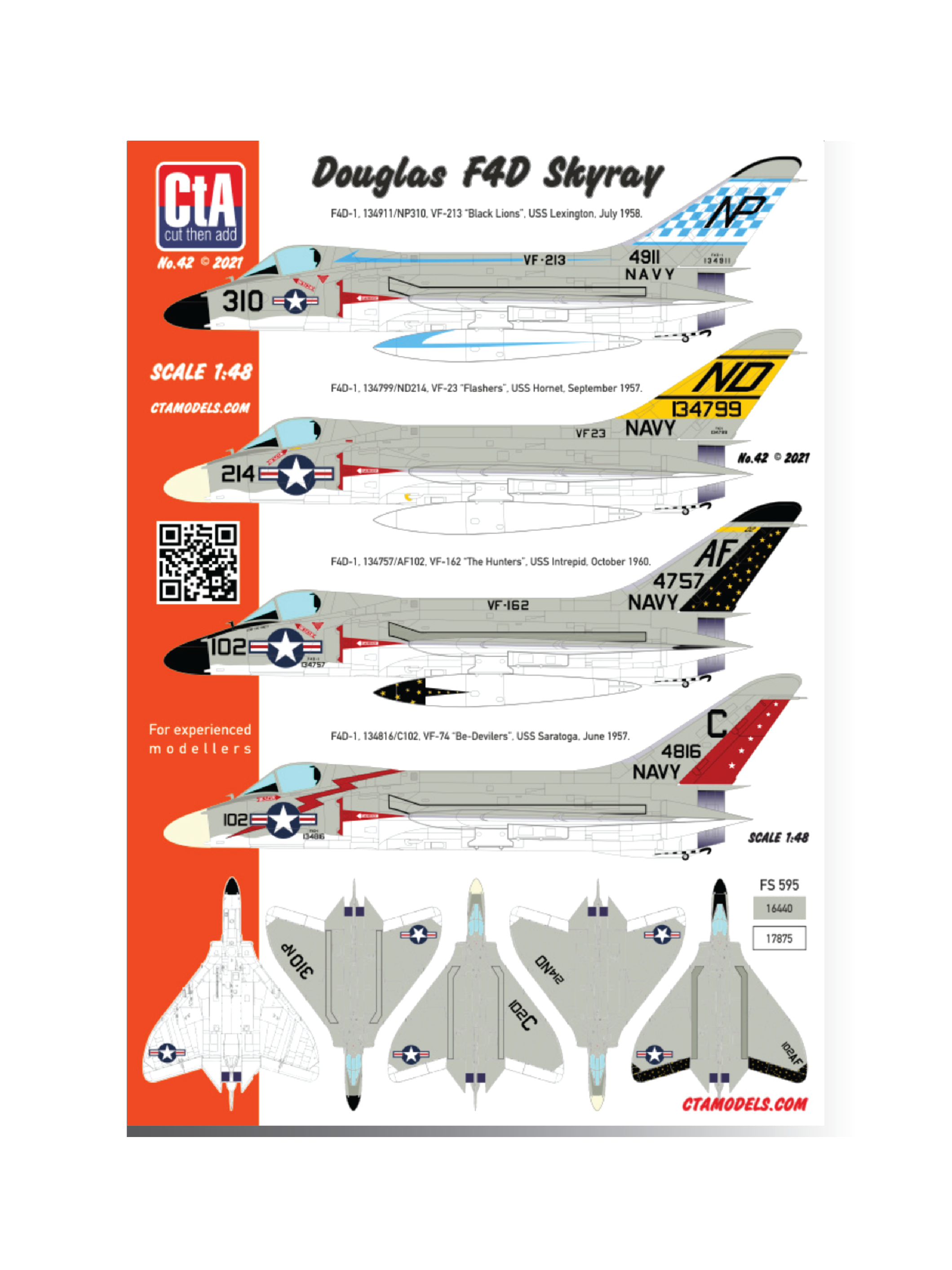 CTA-042 1:48 Douglas F4D Skyray