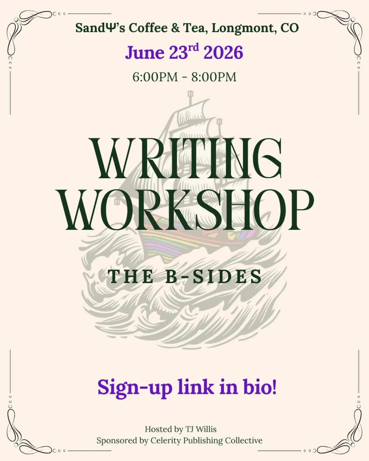 📣Workshop Announcement📣

You've got your lovable protagonist. You've got a memorable antagonist. Now what about...everyone else?🤔

In this workshop, we will explore how to flesh out side characters who feel fully developed without overshadowing th