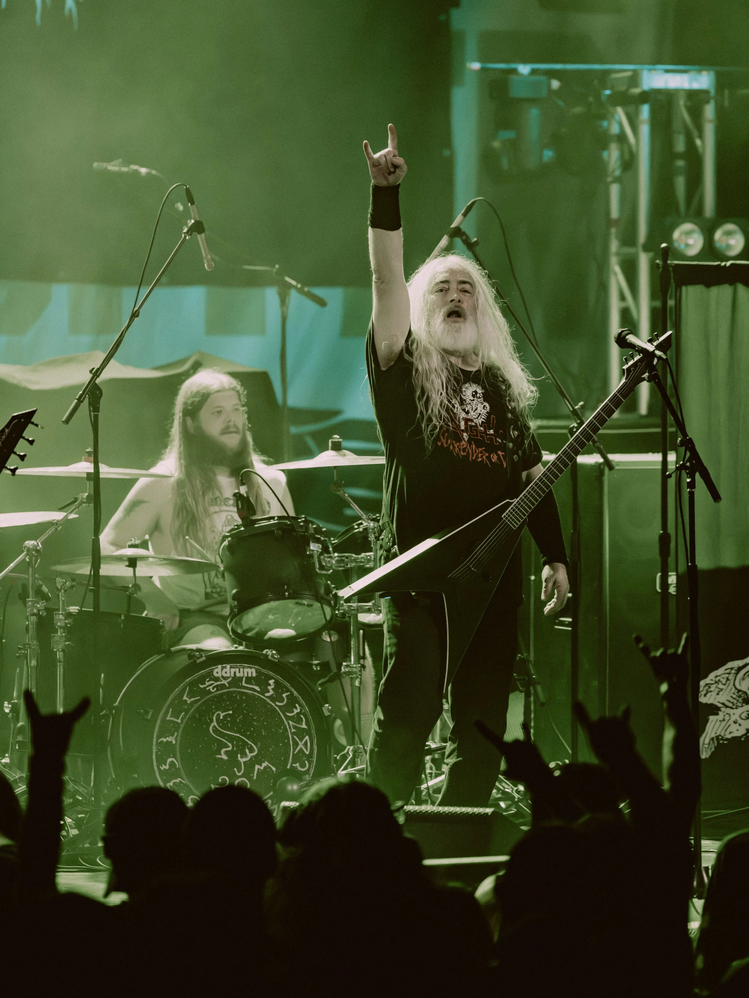 Death metal veterans @incantation_official with a brutal, punishing set on the last night of Summer Slaughter at @districtmusichall // captured for @rokkr.press