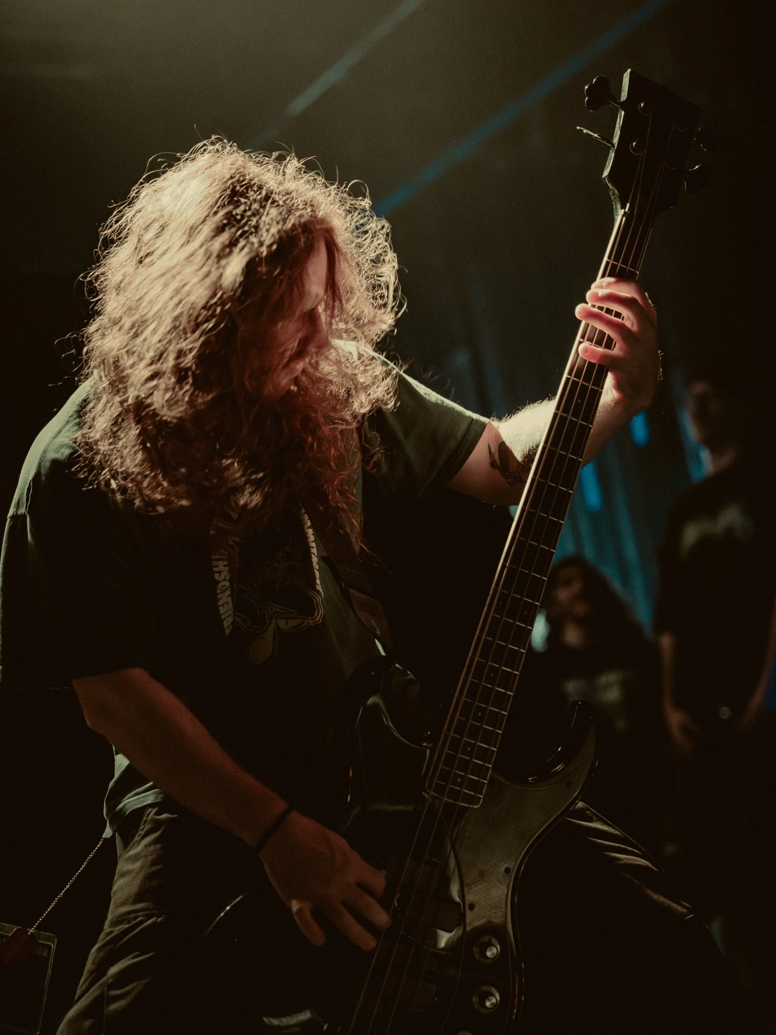 Chicago&rsquo;s death metal project @torture091101745 leaned on a simple production and heavy-hitting chords for their Summer Slaughter set at @districtmusichall // captured for @rokkr.press