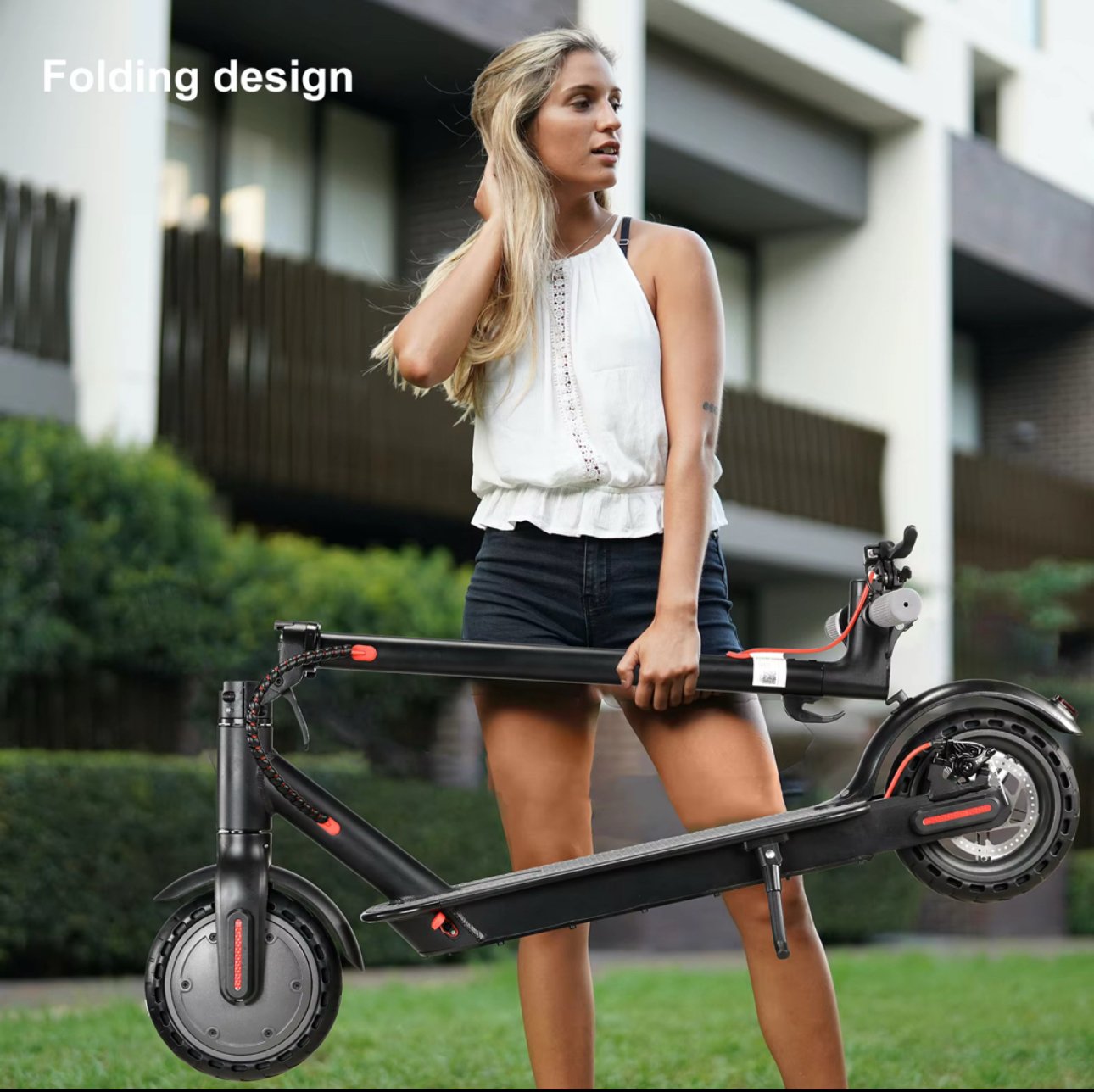 J03 Pro Electric Scooter fully assembled and ready for urban commuting