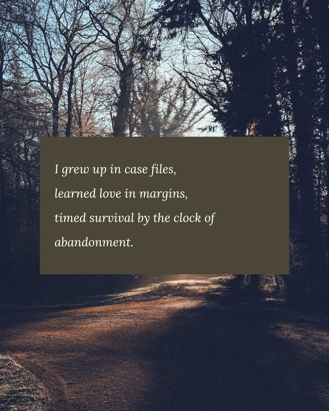 I Brought Myself Home