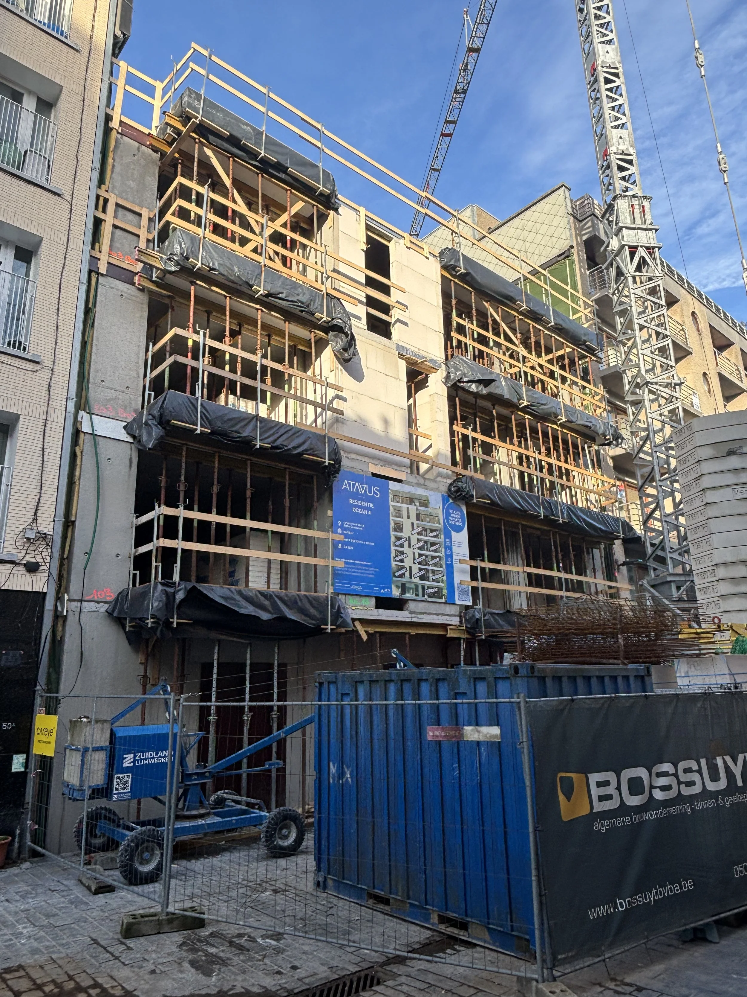 Stand van zaken project: Vloerplaat vierde verdiep gegoten - 19 december 2025