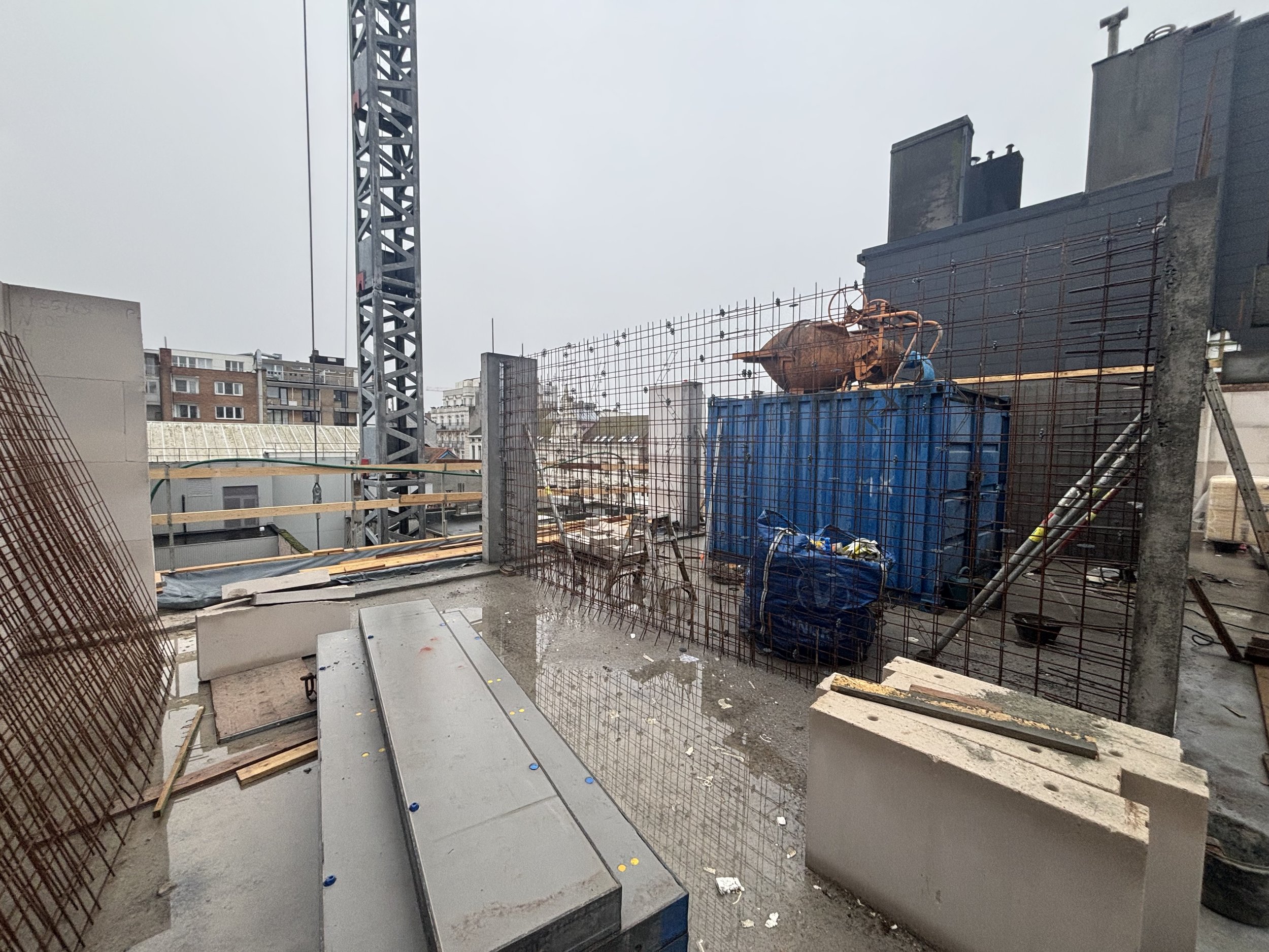 Stand van zaken project: Muren worden gegoten op voorlaatste verdiep - 11 februari 2026