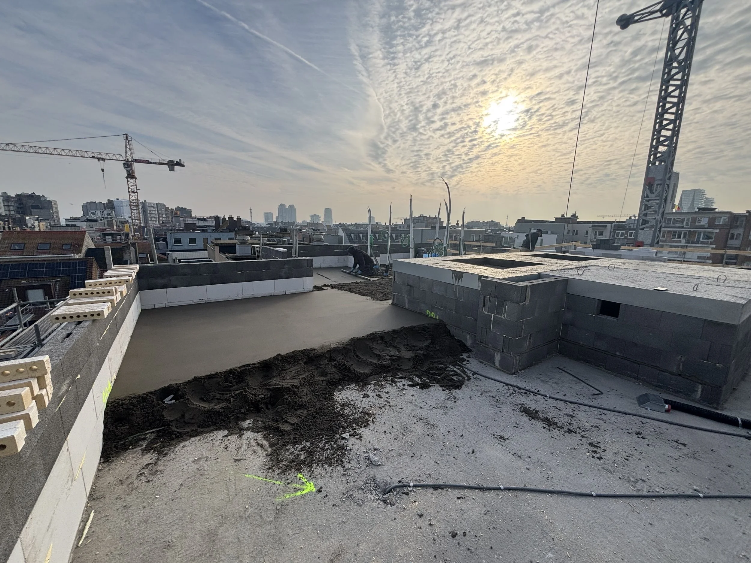 Stand van zaken project: hellingchape dakverdiep geplaatst - 20 maart 2026