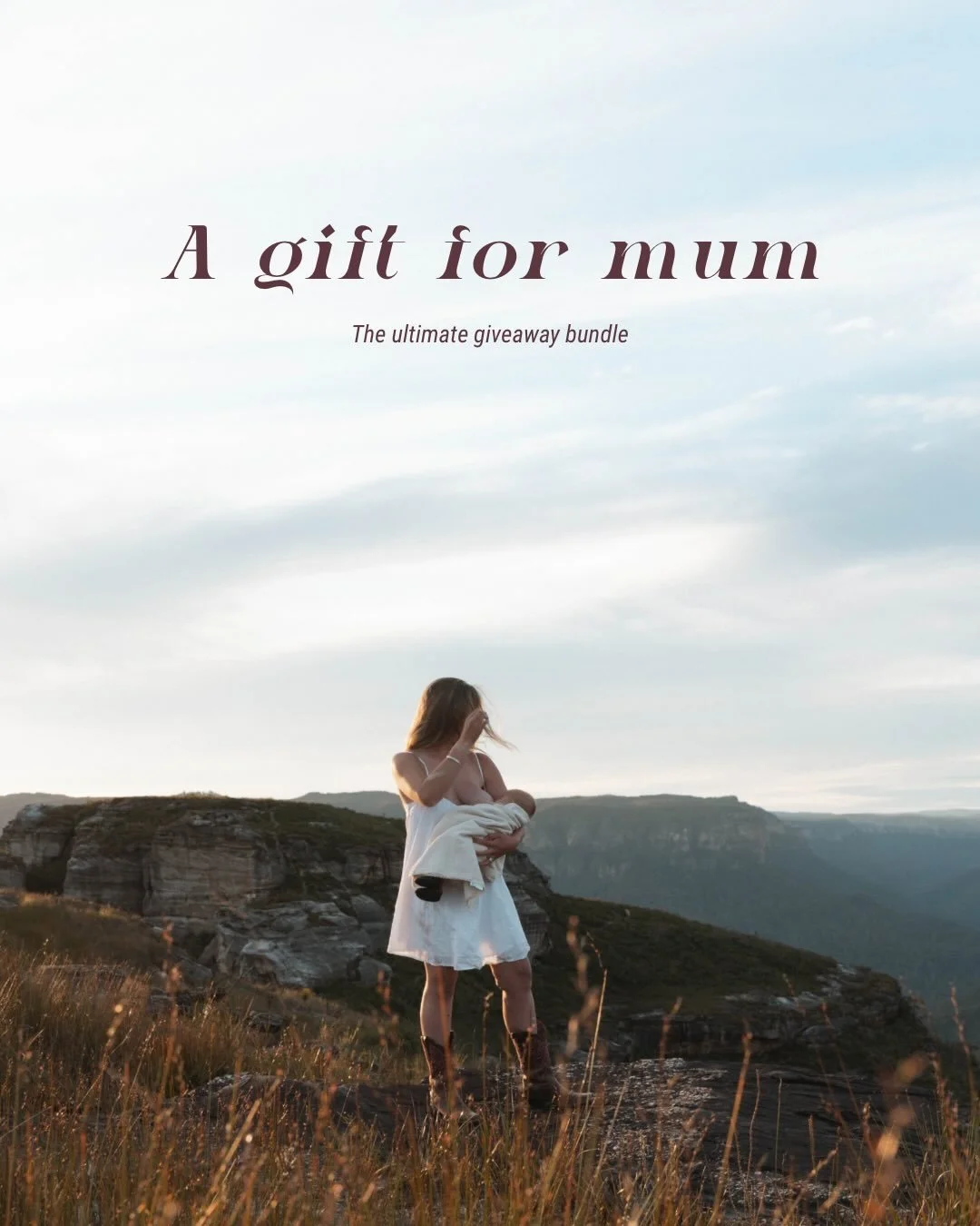 🎉 GIVEAWAY TIME 🎉

This is for all the wonderful mums out there!
The ultimate giveaway bundle alongside Blue Mountains businesses I personally love 🤍

What you&rsquo;ll win:
&middot;	A session of your choice (maternity, motherhood, family or newbo