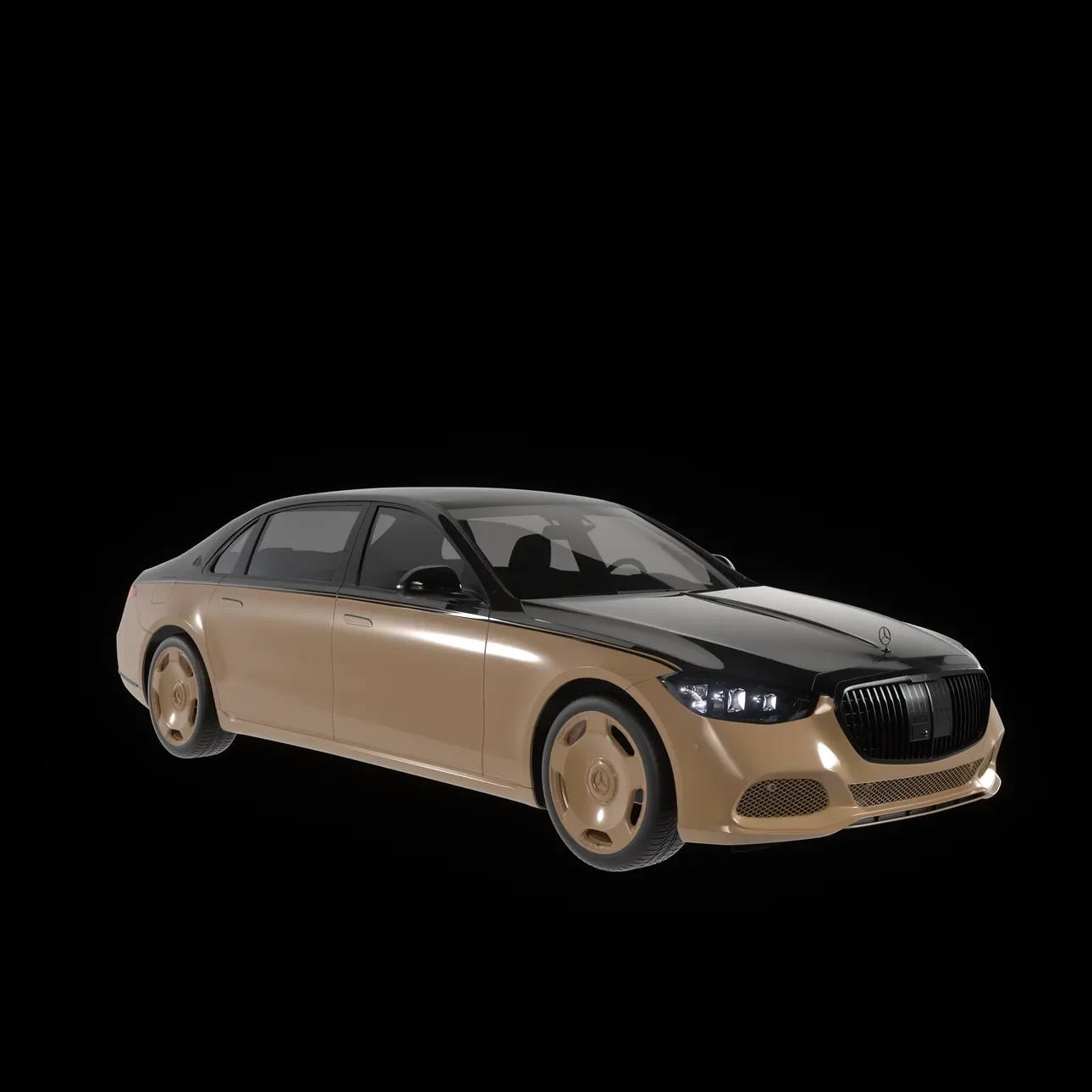 Virgil Abloh X Mercedes Maybach ( Animation + Render )