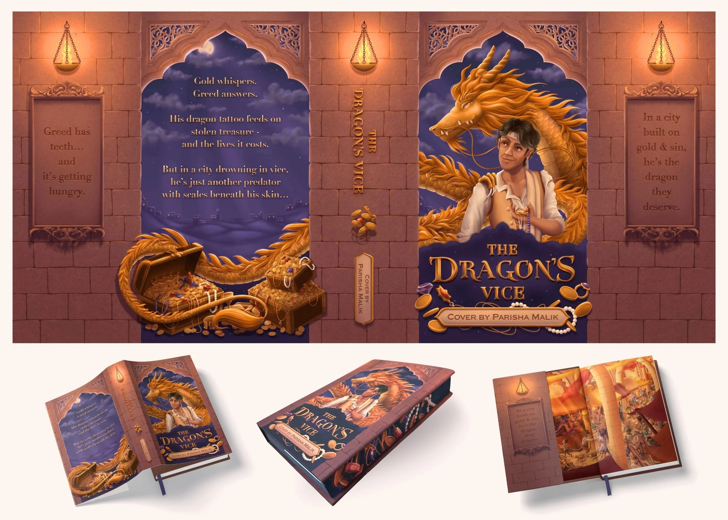 "The Dragon's Vice" — Dust jacket
