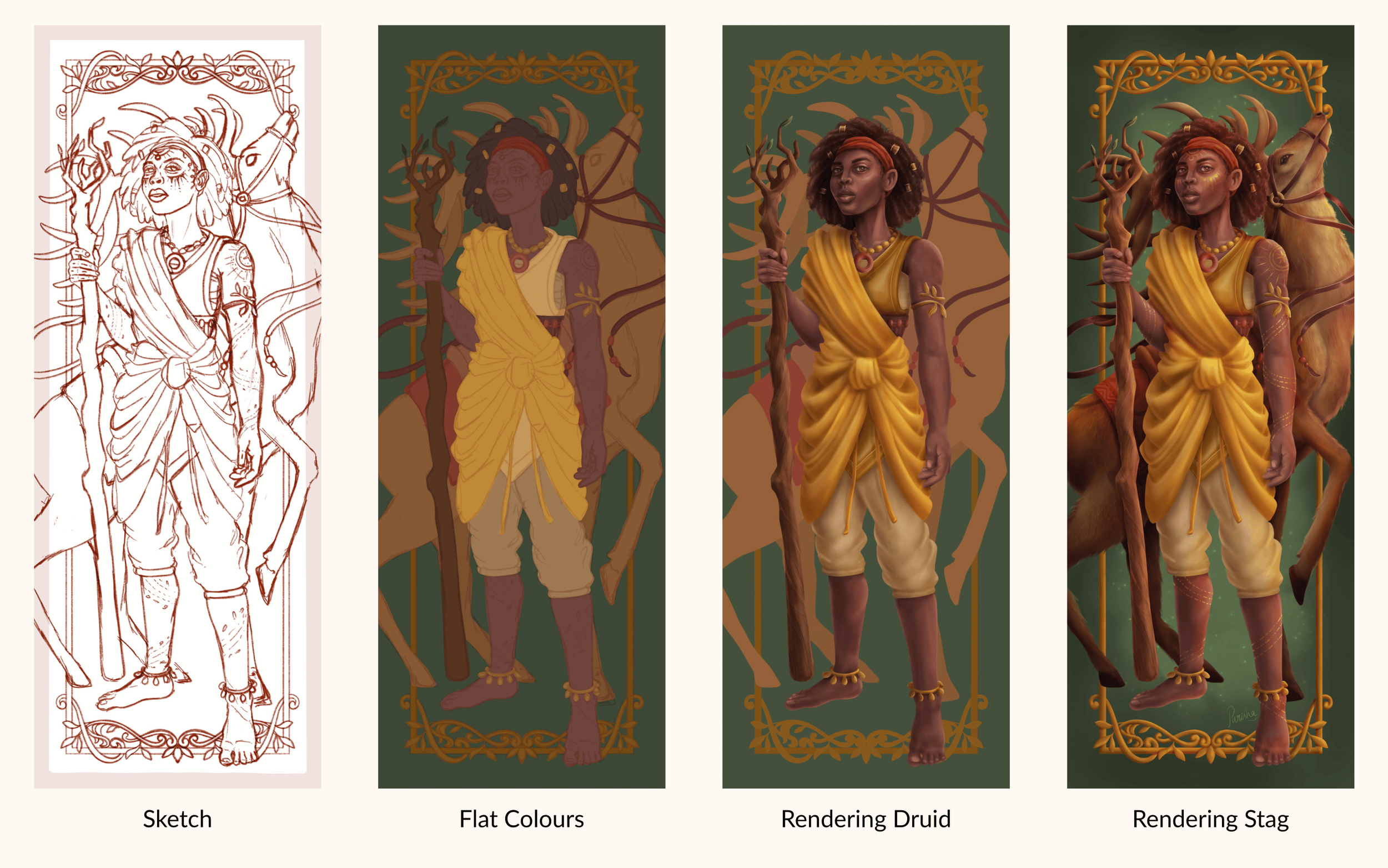 Druid Character Illustration