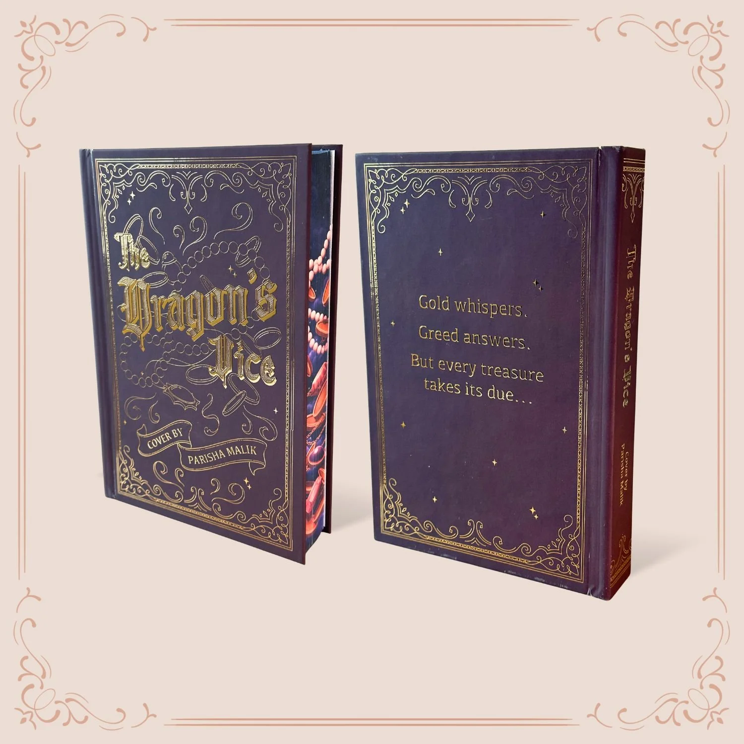 Foil Hardcover & Sprayed Edges — The Dragon's Vice (Click for more)