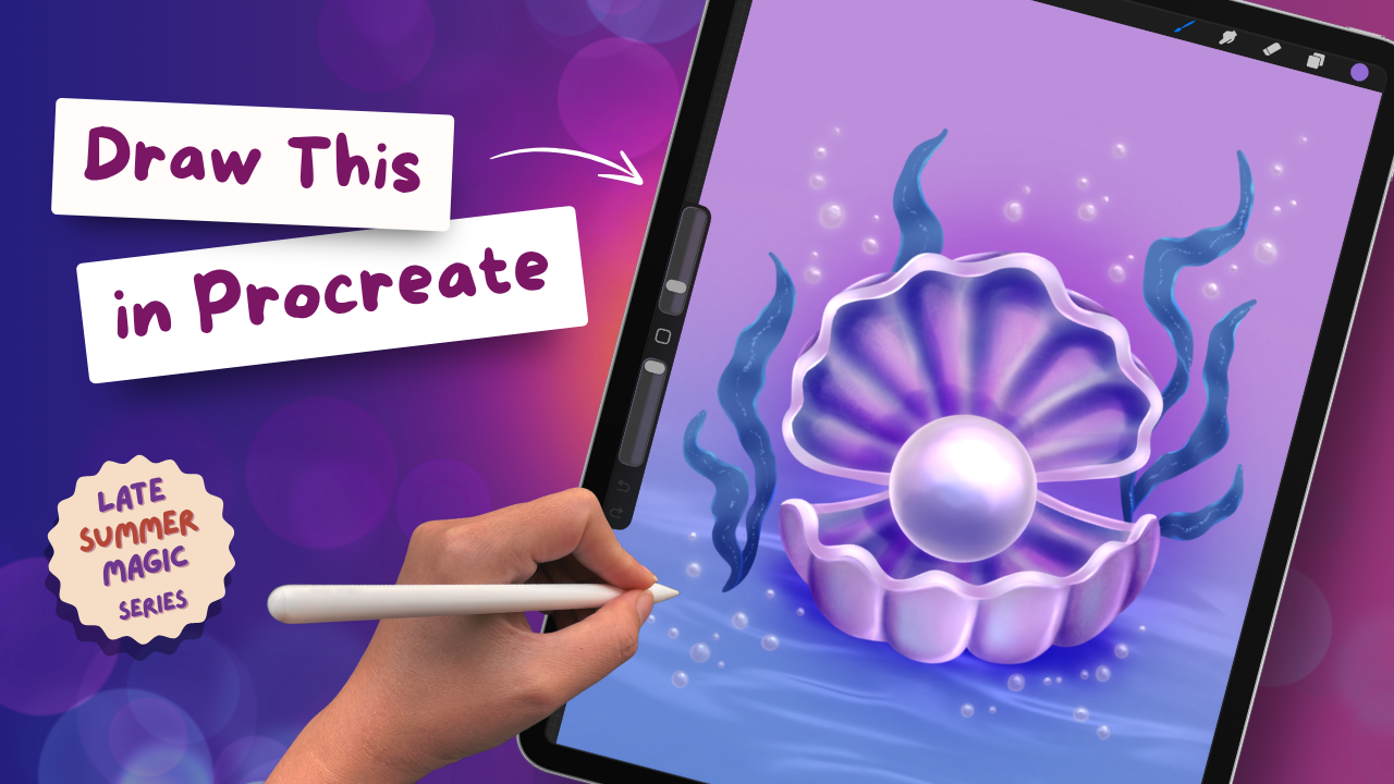 How to Paint a Pearl in a Shell