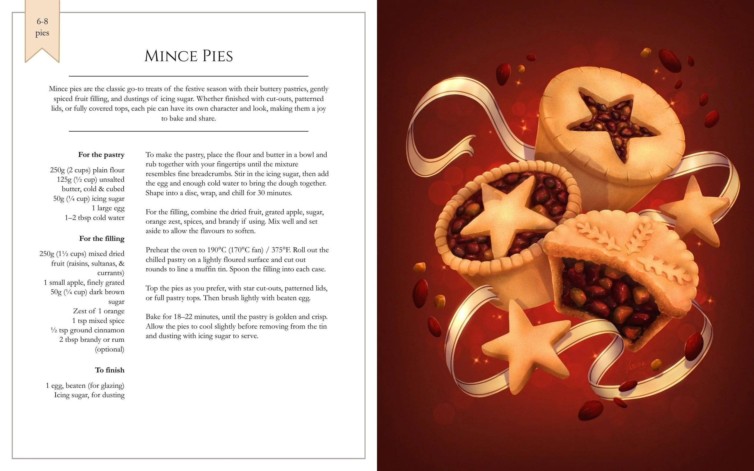 Gingerbread Cookies (Cookbook concept spread)