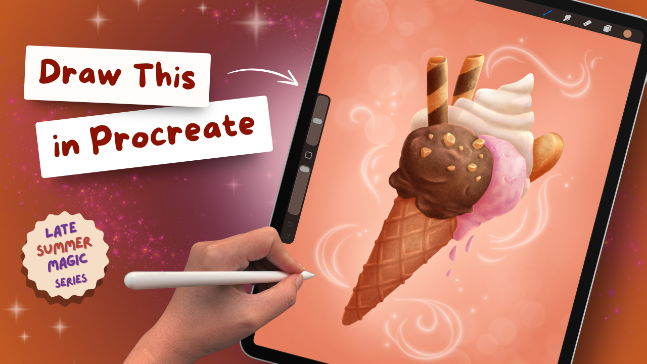 How to Paint an Ice Cream
