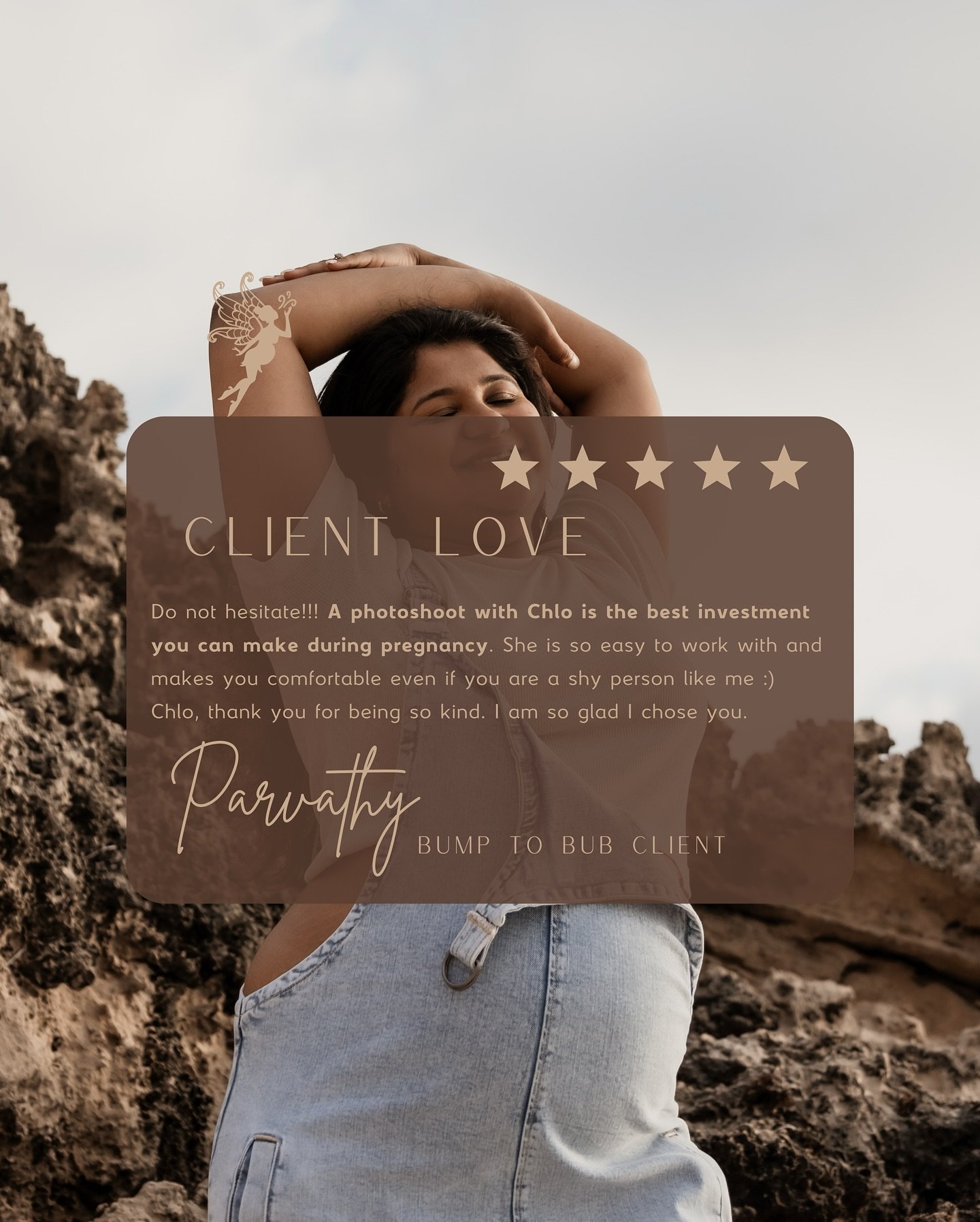 Cue the happy tears! My beautiful client, Paru, has the sweetest message for all the mamas-to-be who are on the fence about booking their maternity session 💌🥹

These moments are too precious to let slip by. If you&rsquo;re worried about finances, I