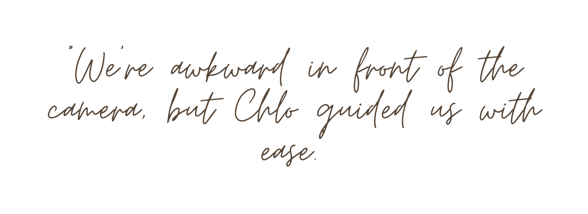 Inspirational quote in cursive font on a black background.