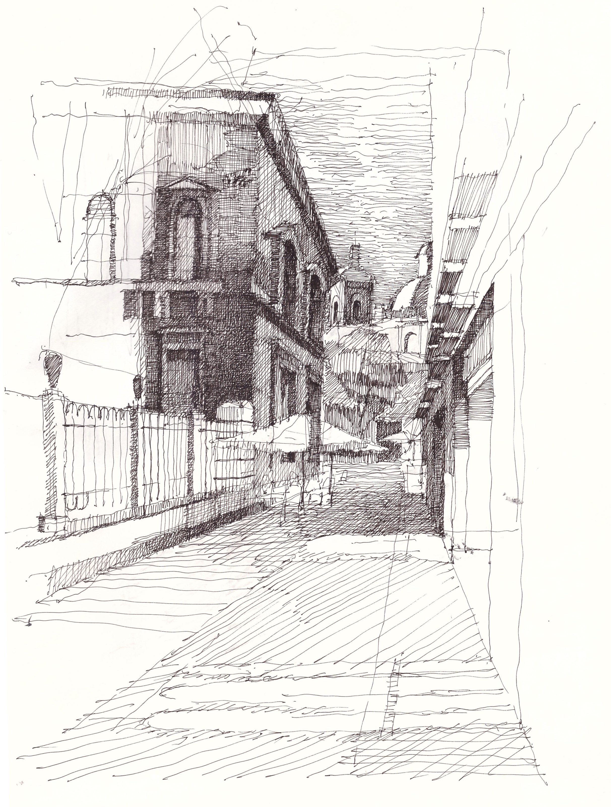 Calle de las Escuelas - Grenade, 2016
Feutre sur papier
18 x 25 cm