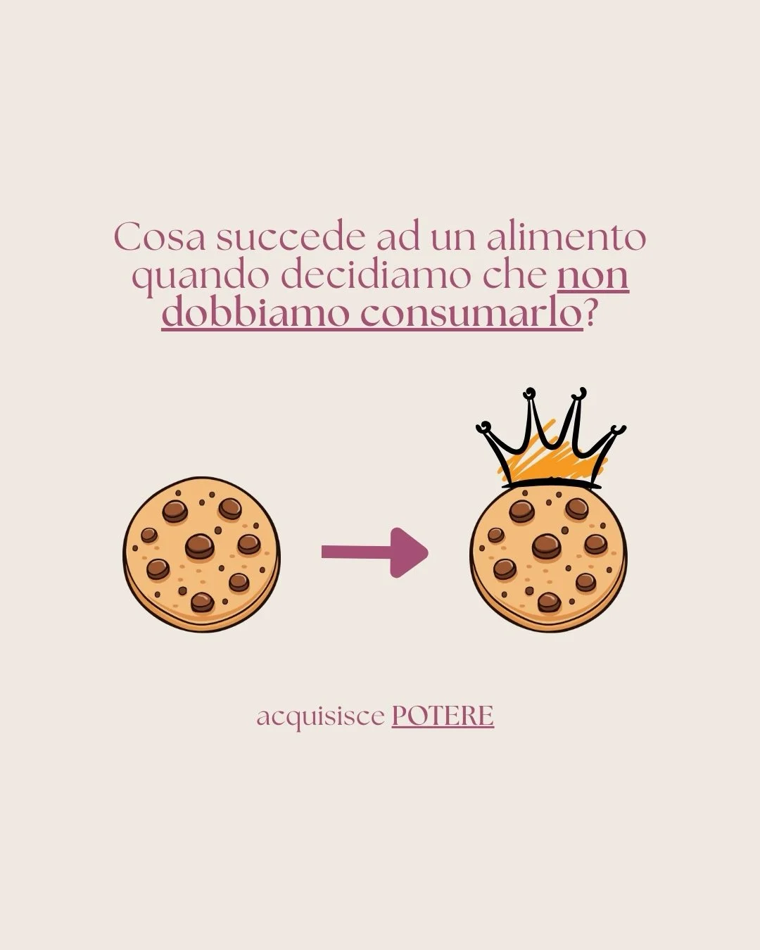 TUTTO O NULLA

Il meccanismo della cultura della dieta tra i pi&ugrave; forti che ci veicola &egrave; il &ldquo;tutto o nulla&rdquo;. In questo caso:
👉🏻&rdquo;se mi piace cos&igrave; tanto allora non lo devo mangiare&rdquo;(Ma non era che proprio s