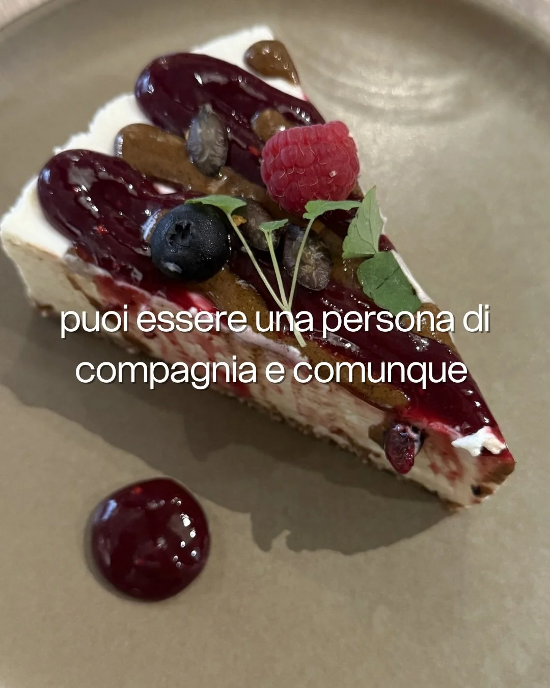 Mangiare fuori a volte &egrave; pi&ugrave; complicato di quanto sembri.
Non per il cibo ma per tutto quello che succede intorno.

&ldquo;Ma cosa, prendi le verdure?&rdquo;
&ldquo;Dai &egrave; solo un bicchiere.&rdquo;
&ldquo;Ma sei a dieta?&rdquo;

T