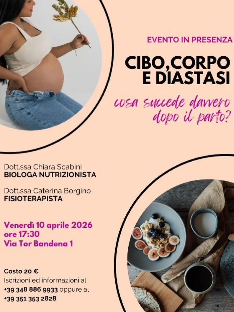 Dopo il parto il corpo cambia. Ma cosa succede davvero?
Si parla tanto di &ldquo;tornare come prima&rdquo; ma molto meno di capire cosa sta succedendo nel corpo.

👉 La diastasi addominale
👉 Il rapporto con il cibo dopo la gravidanza
👉 Fame, energi