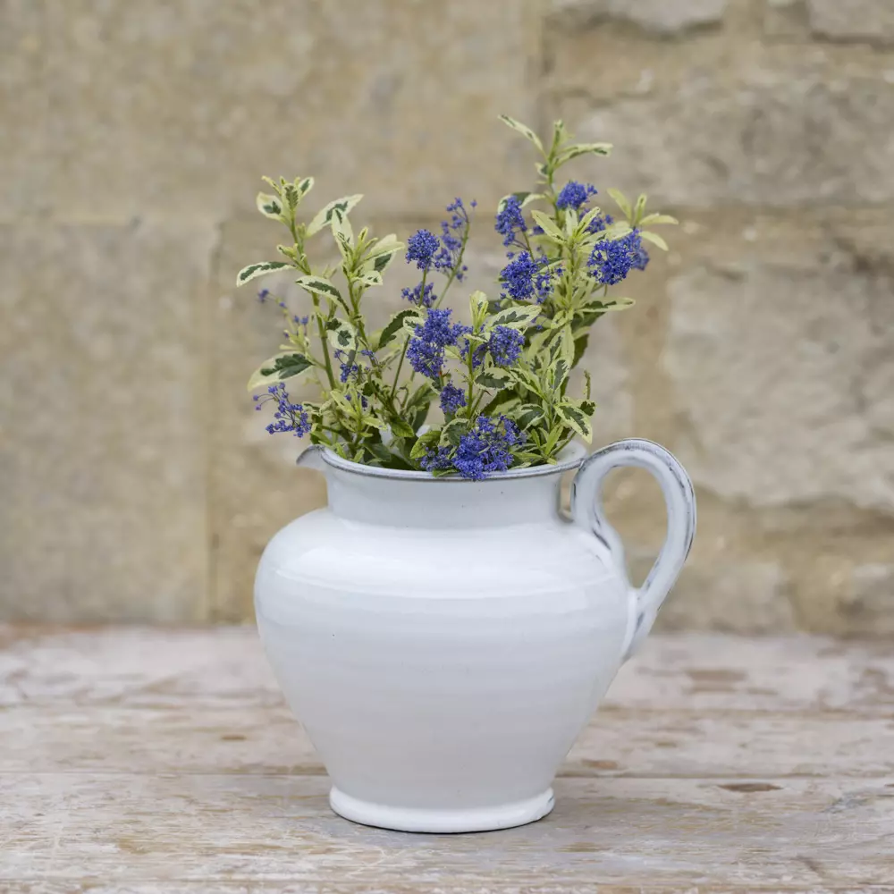 Glazed Jug White