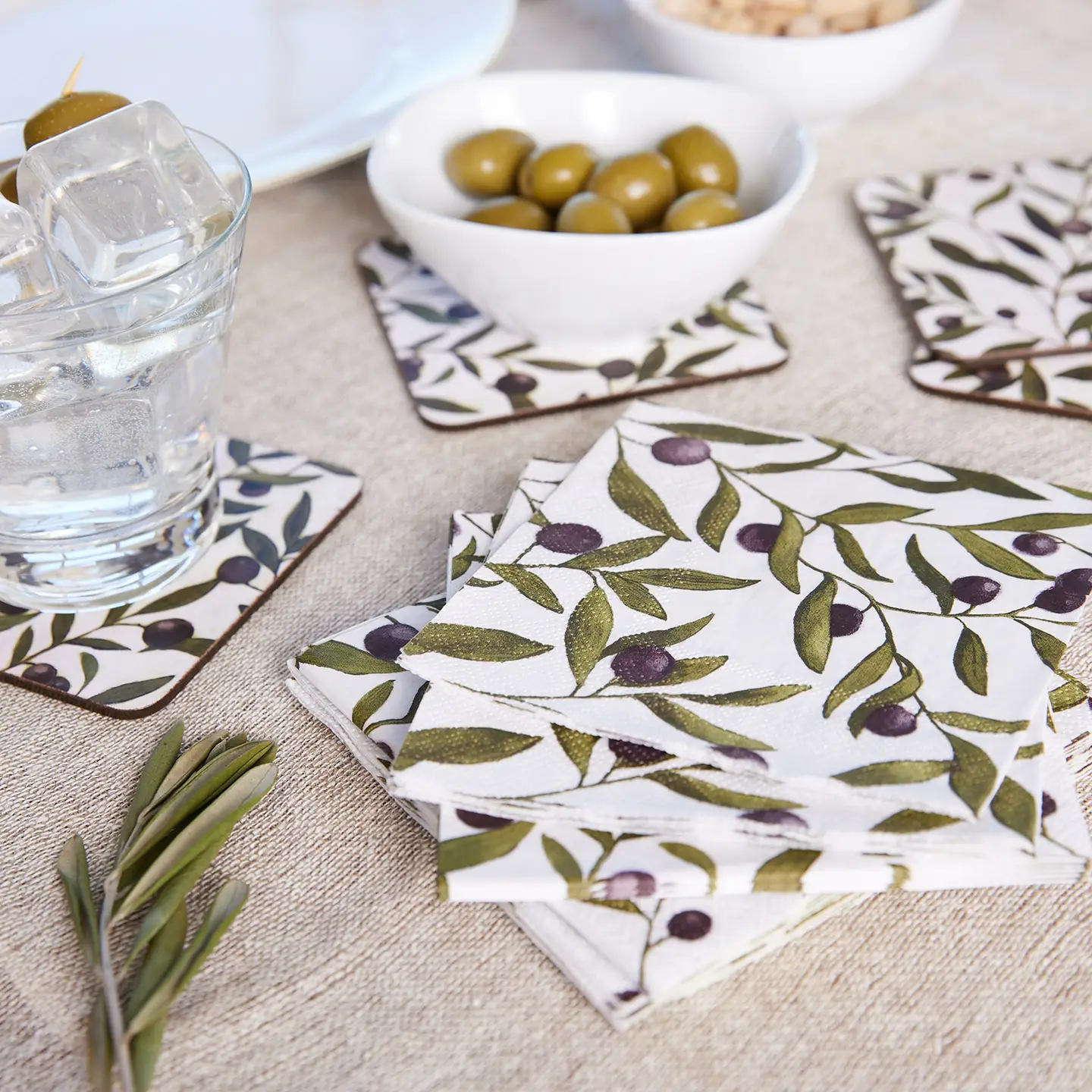 Olives Cocktail Napkins