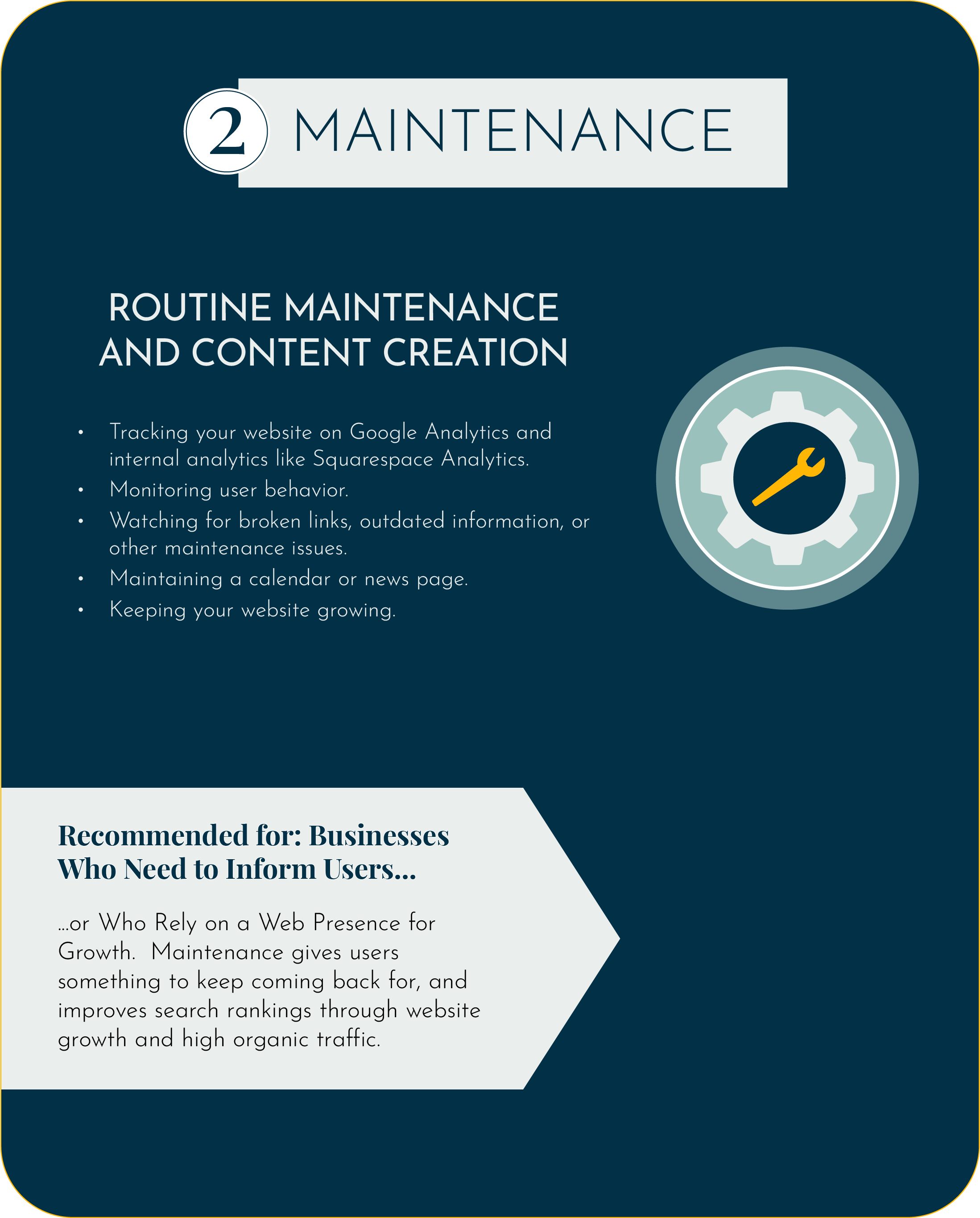 Breakdown of Maintenance SEO