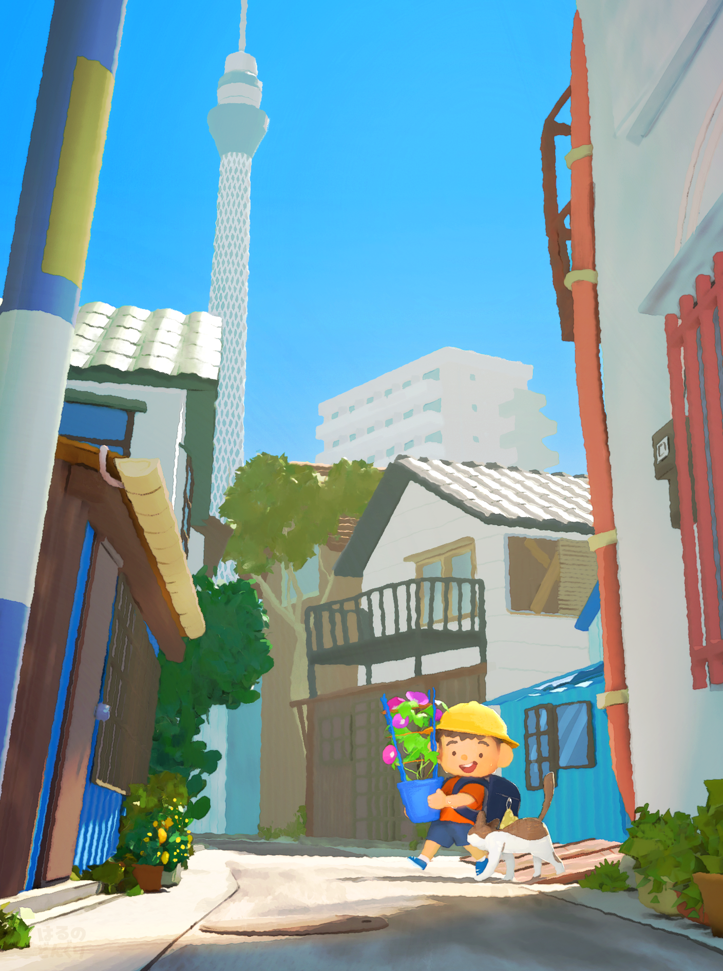 あしたから夏休みなんだよ～