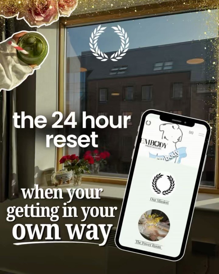 💐 The mental RESET for those low vibrational days.

Be gentle with yourself, you aren&rsquo;t going to be thriving on the daily, but there are practices we can do to help reset so that you are back to the path of becoming the most badass self ASAP! 