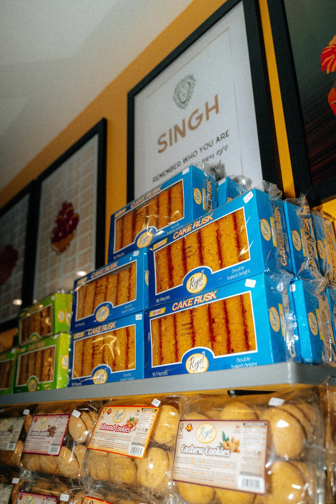 a box of indian cake rusk