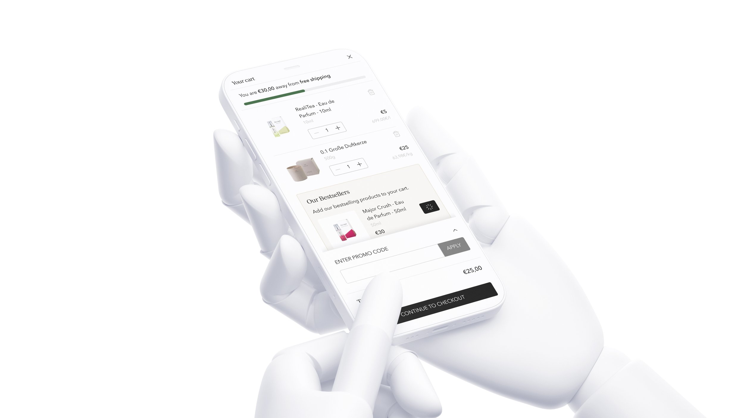 UI/UX Designer • New Cart Design Mockup • 2023