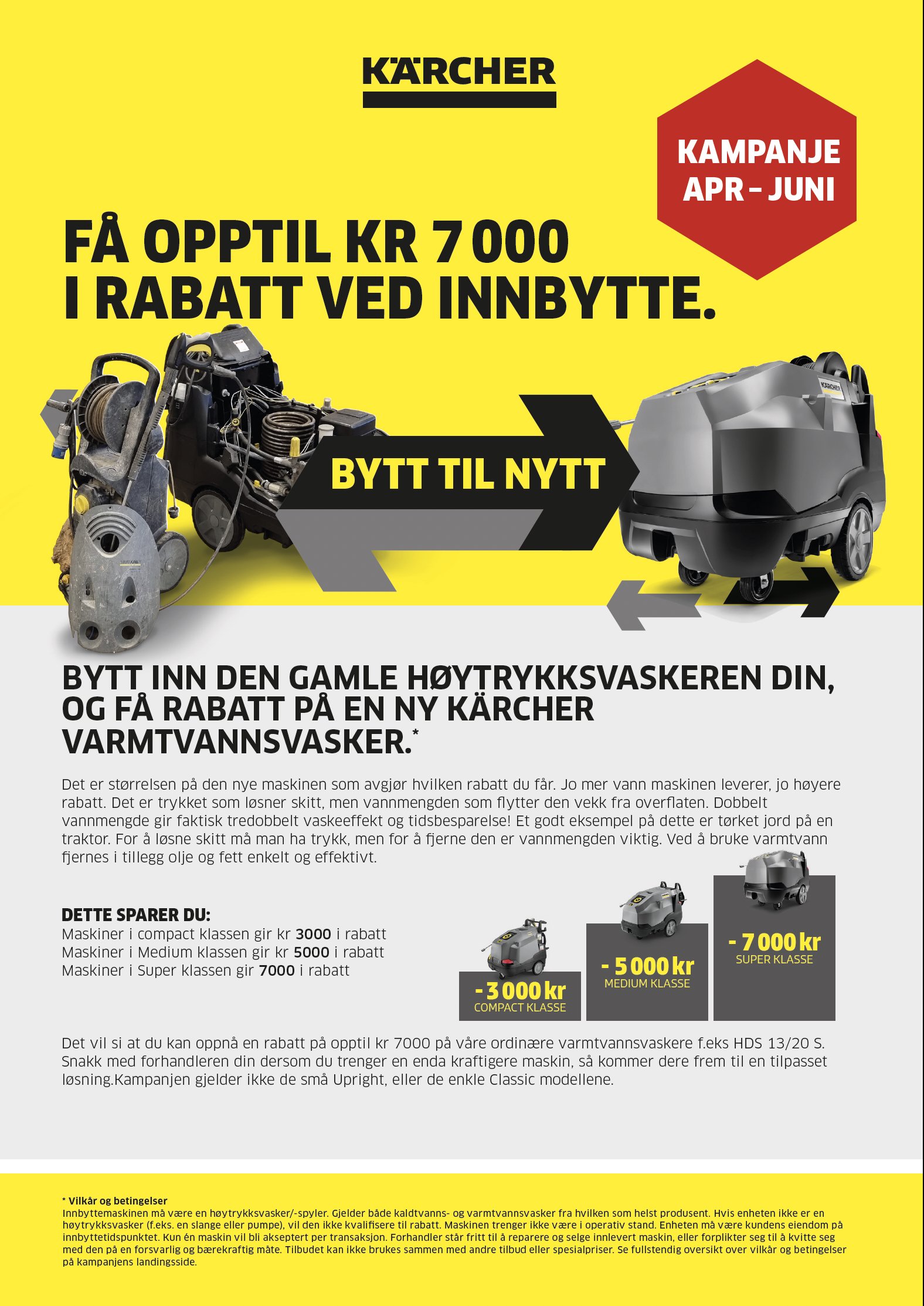 INNBYTTEKAMPANJE VARMTVANNSVASKERE