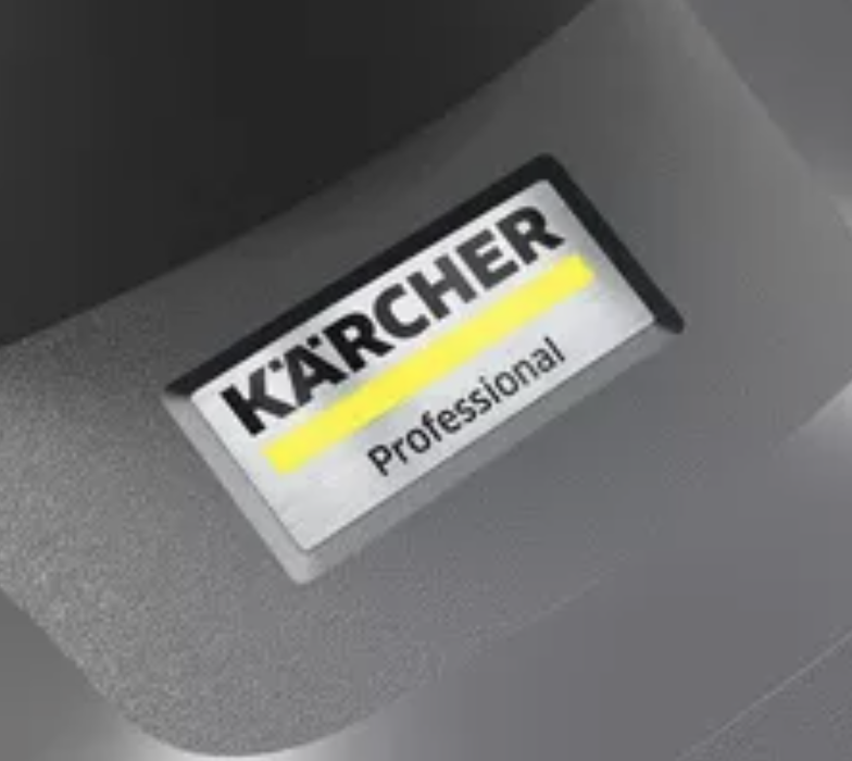 Et Kärcher-profesjonelt vaskesystem.