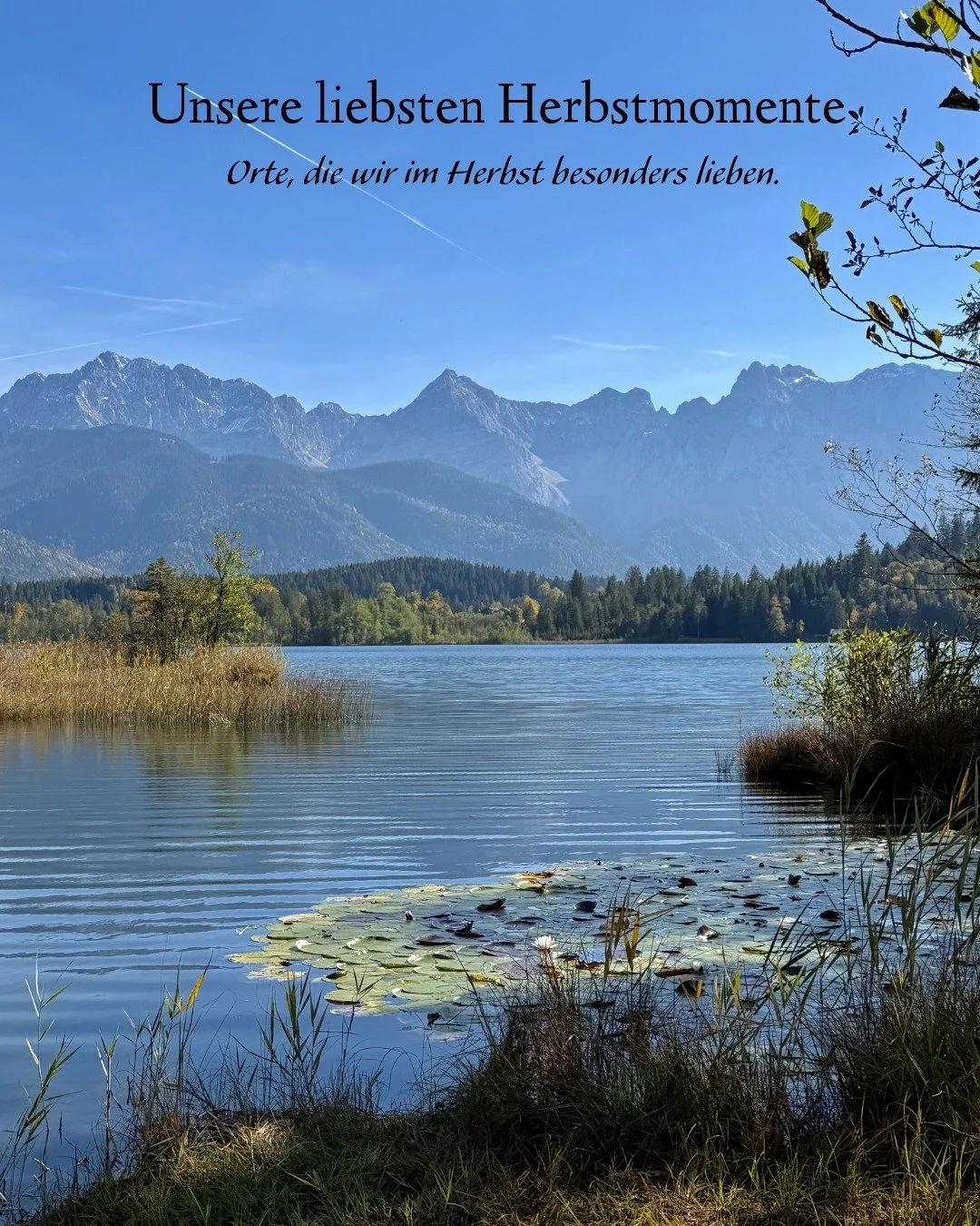 🍂 Der Herbst ist f&uuml;r uns eine der sch&ouml;nsten Jahreszeiten.

Die Luft wird klarer, die W&auml;lder werden bunt und die Berge zeigen sich von einer ganz besonderen Seite.

Deshalb haben wir unsere pers&ouml;nlichen Lieblingspl&auml;tze f&uuml