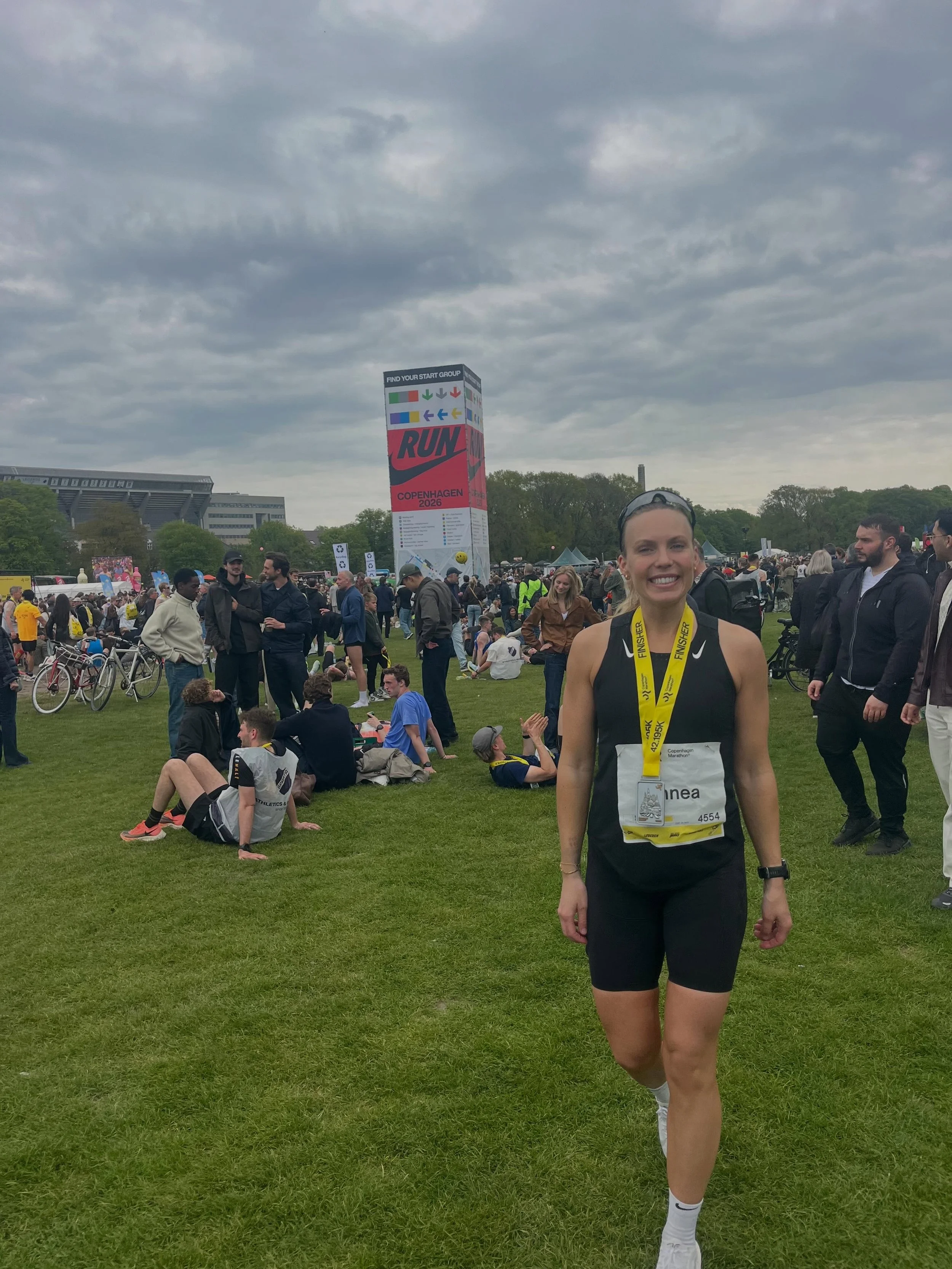 Mitt stora dr&ouml;mm&aring;l om sub 3 satt idag😍 🇩🇰🫶🏻
Sprang i m&aring;l p&aring; 2:58:02 p&aring; dagens K&ouml;penhamn maraton och jag &auml;r s&aring; glad att jag v&aring;gade f&ouml;lja planen och att det gick hela v&auml;gen! 🙏🏻

Mycket