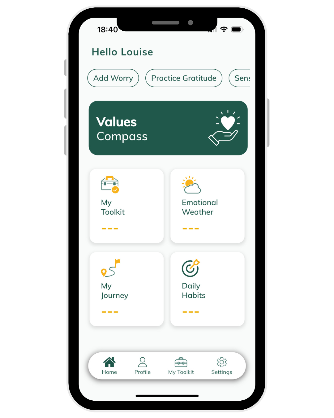How to set your values