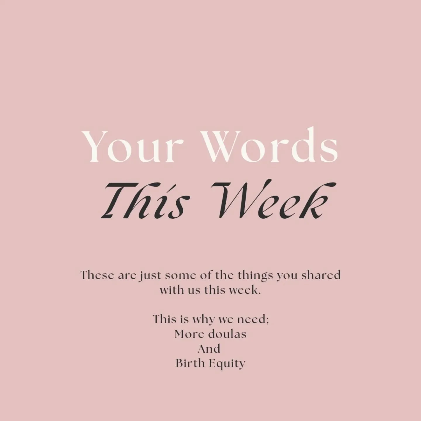 We asked. You answered 🤗

All week, you've been sharing what it means to hold humanity. What it means to be held. What you need. What you've witnessed.

And your words are everything...

Your responses were honest, powerful, and clear.
So many famil