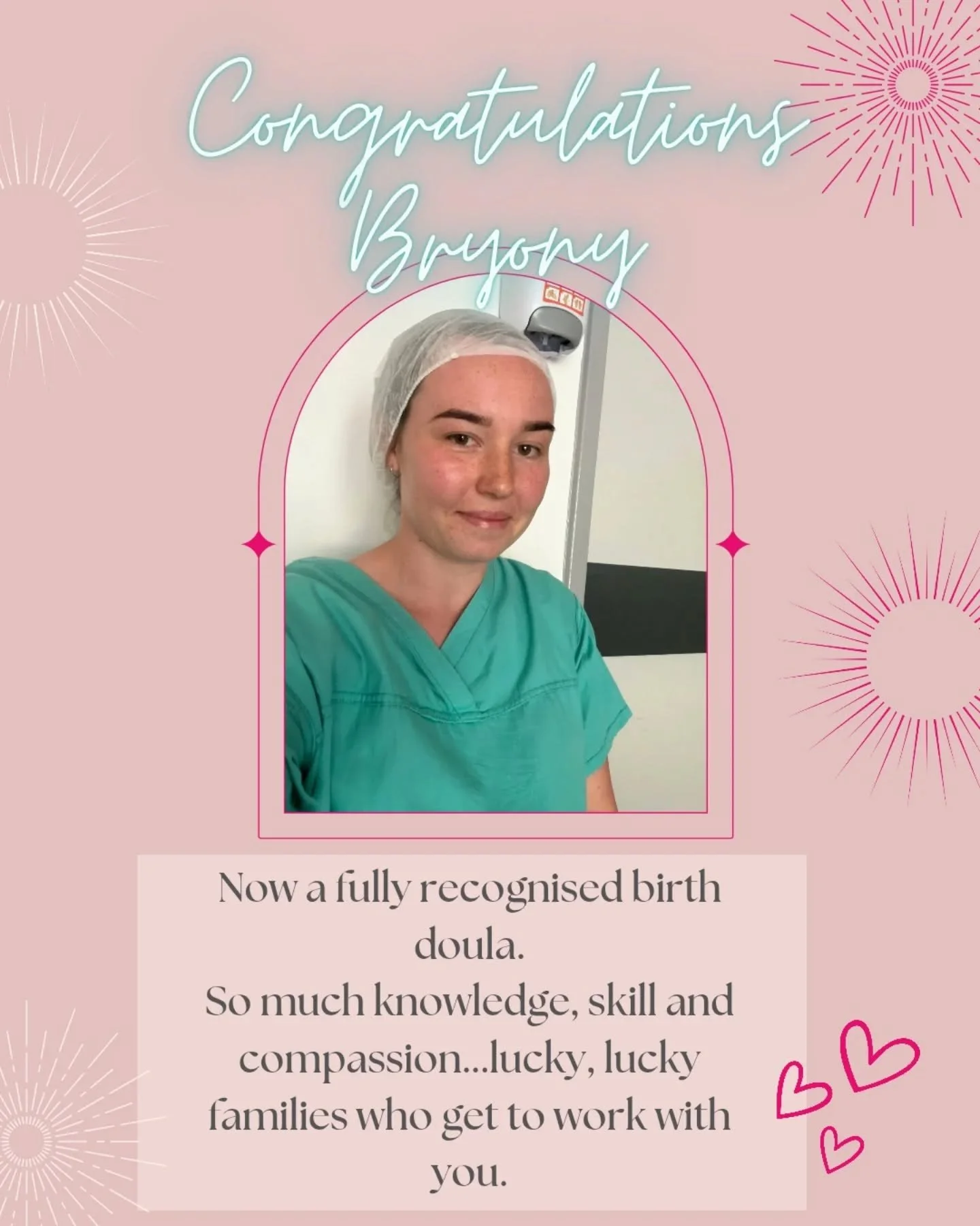 We&rsquo;re so proud to officially recognise Bryony as a fully qualified Birth Doula 🥳

Bryony was recognised as a Postnatal Doula a while ago, and now, after completing her birth mentoring, she has officially completed the full journey.

She is one